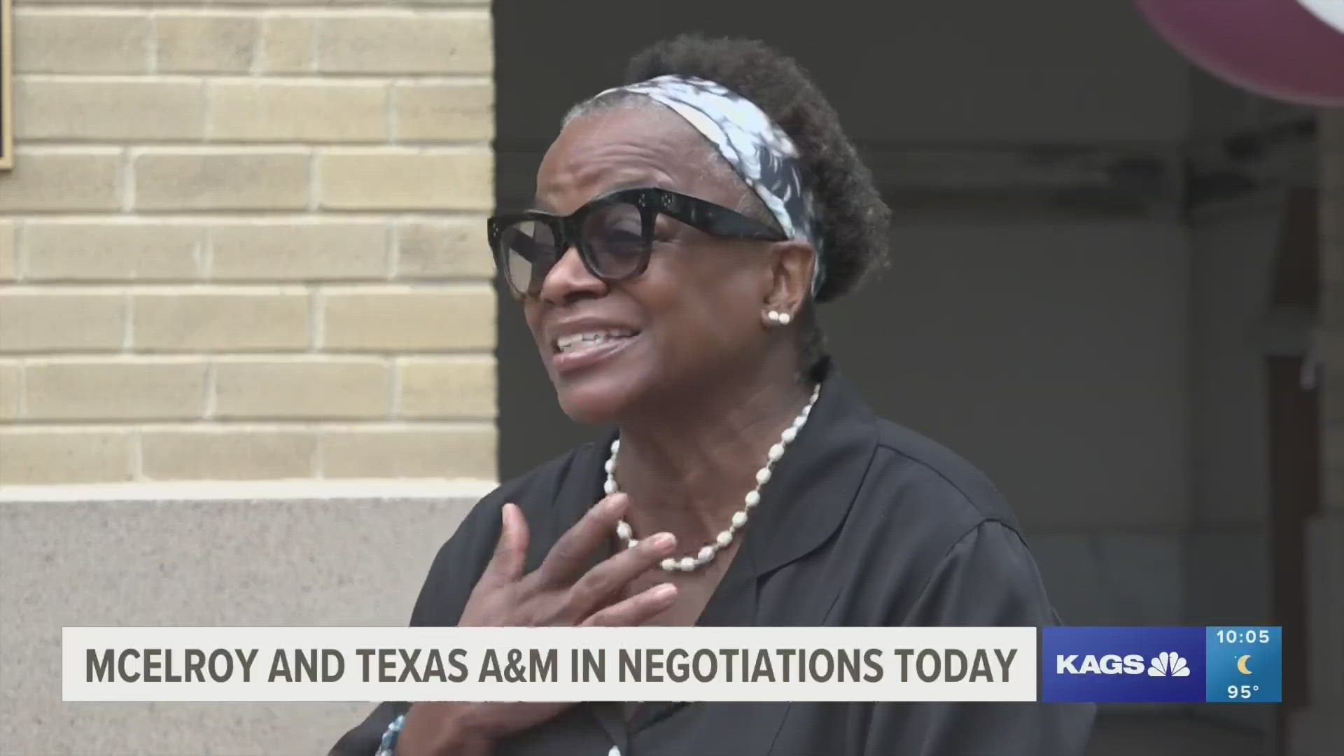 McElroy told KAGS that her attorney and Texas A&M reopened contract negotiations on Friday to see if an agreement could be reached after talks stalled on Wednesday.