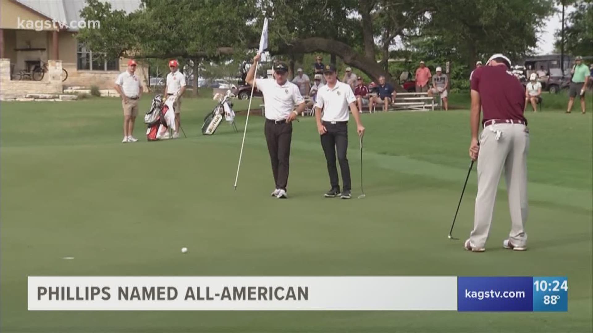 Aggie golfers Chandler Phillips and Brandon Smith were honored alongside the nation's elite as the pair represented Texas A&M on the list of Division I PING All-Americans released by the Golf Coaches Association of America.