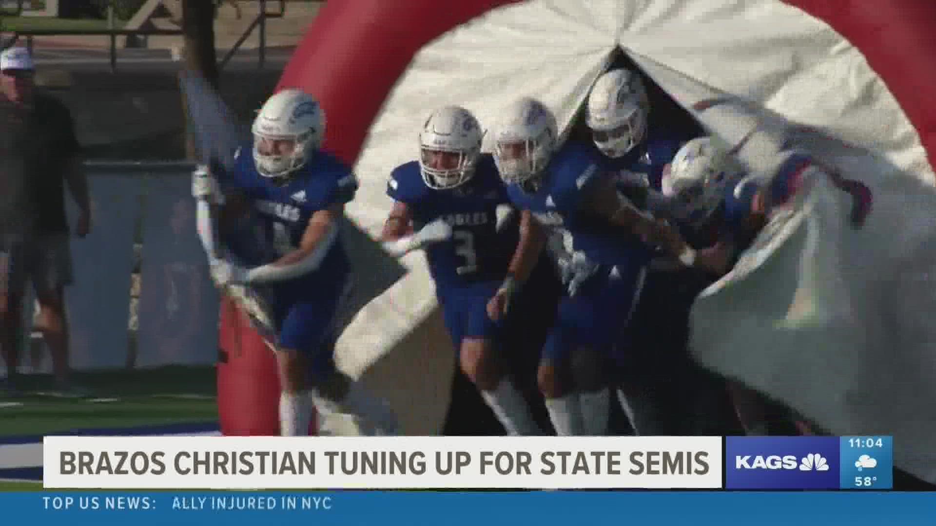 Brazos Christian will face Lubbock Christian at 3:00 p.m. in Bangs on Friday