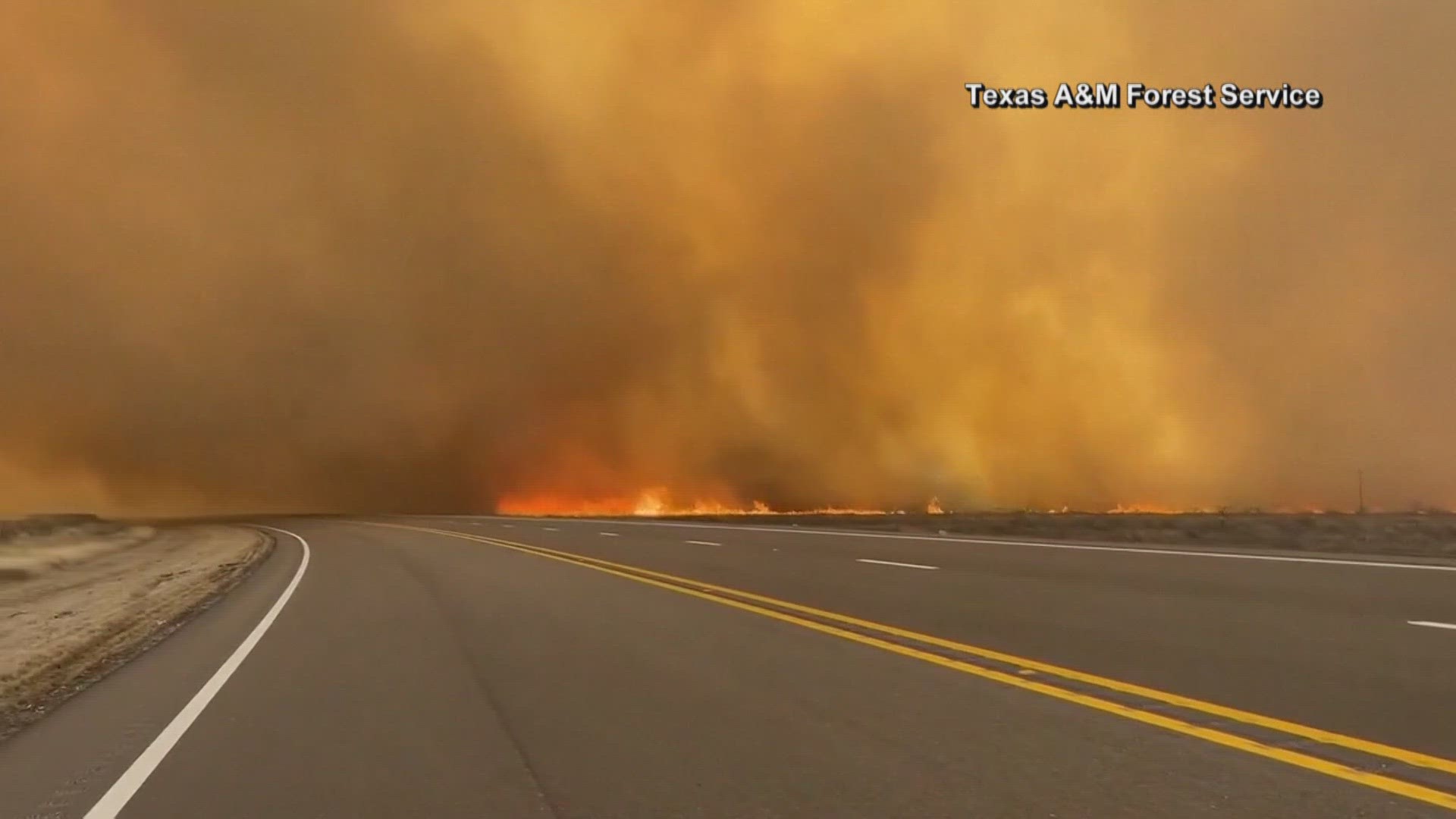 Multiple fires are currently scorching the Texas Panhandle, causing evacuations, power outages and more.