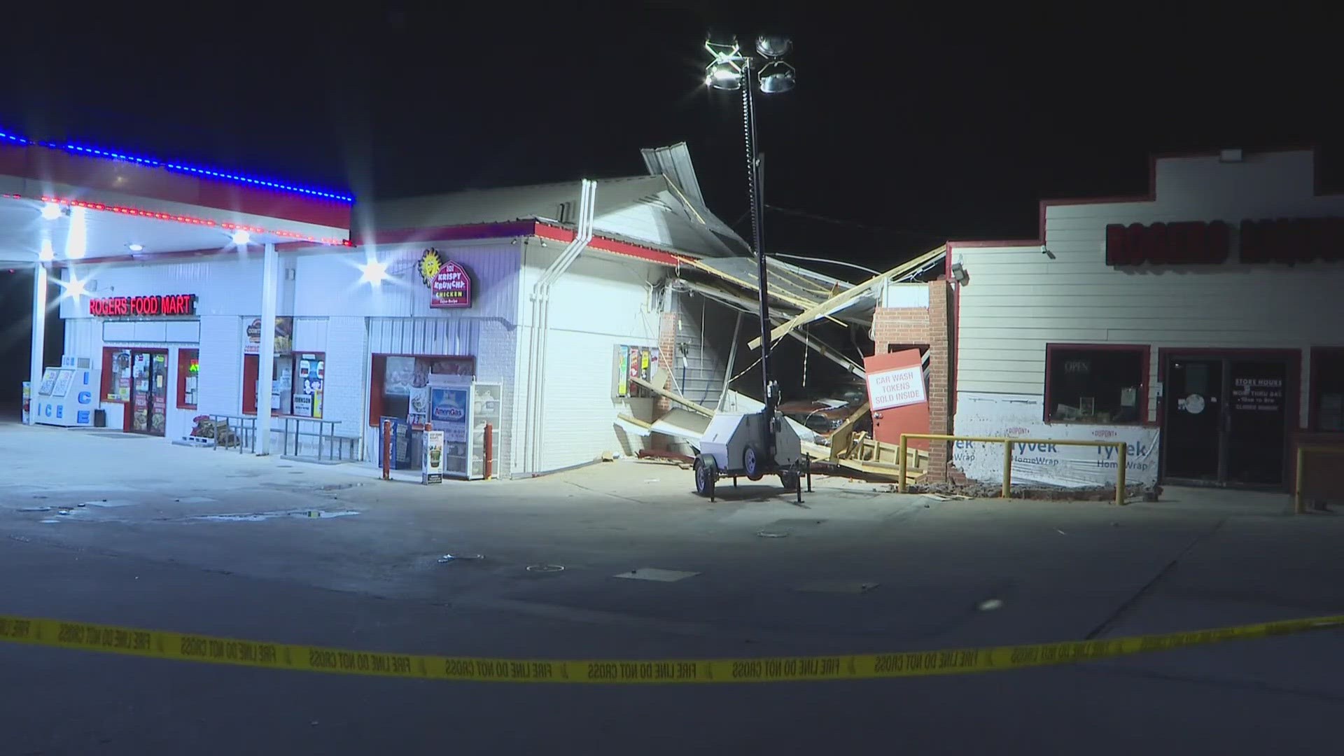 Two people were reportedly injured in an explosion at a Rogers car wash on Thursday, Jan. 18.