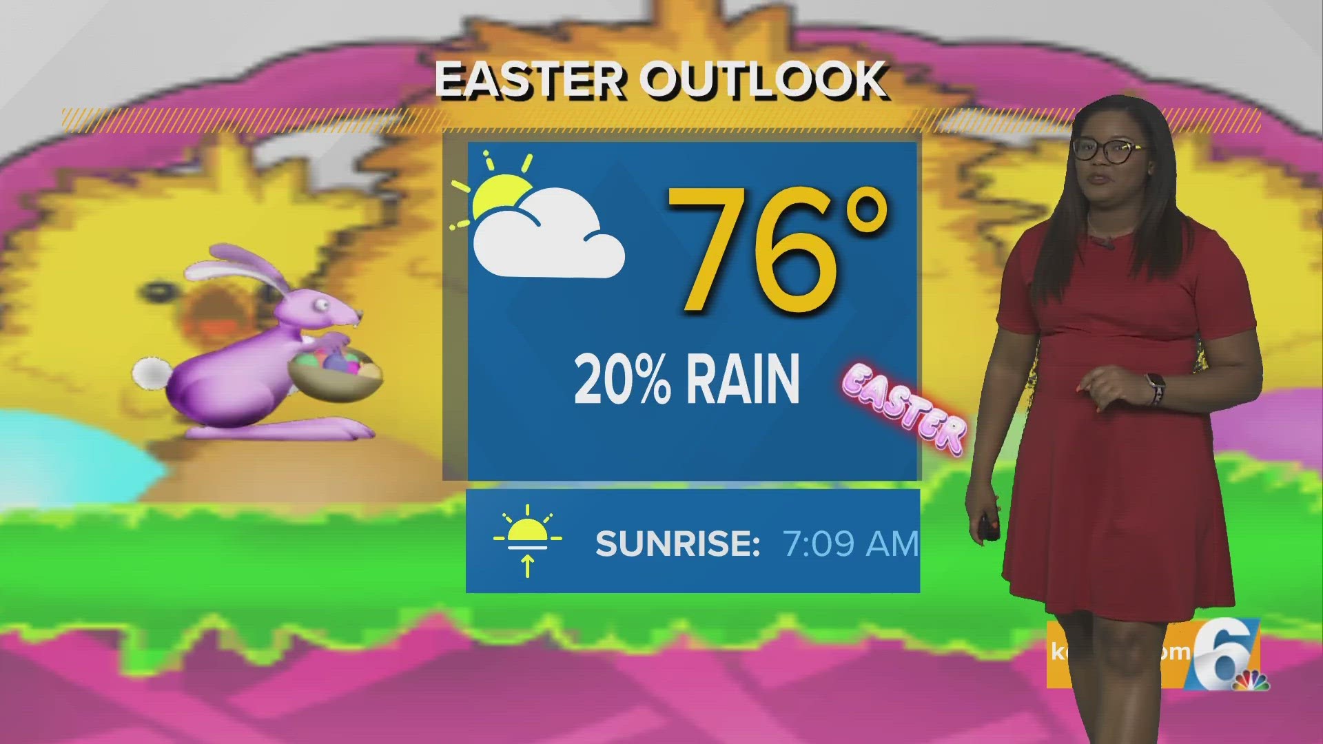 Daily rain chances for at least parts of Central Texas through Easter Sunday.