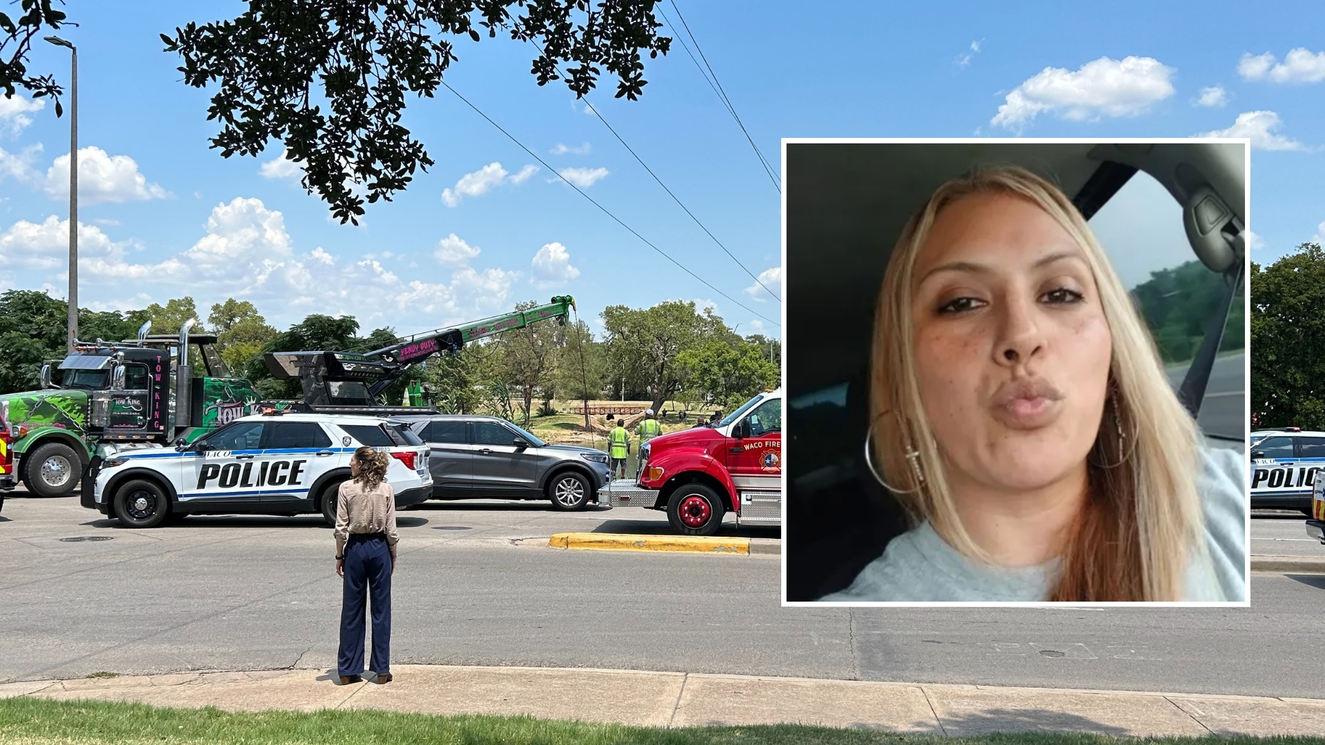 Waco police identify woman's body found inside car pulled from Brazos