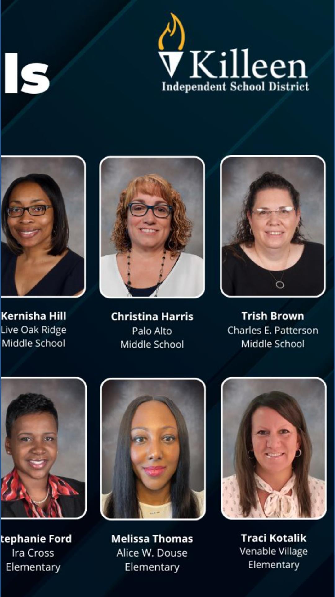 Killeen ISD names new principals for 10 schools, including Smith Middle