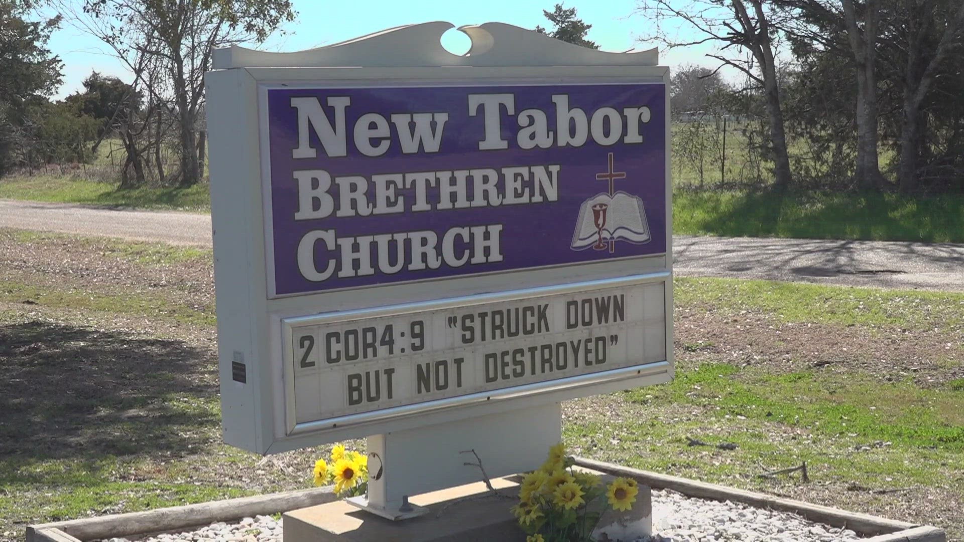 The New Tabor Brethren Church burned down in January and is now picking up the pieces with the help of the community.