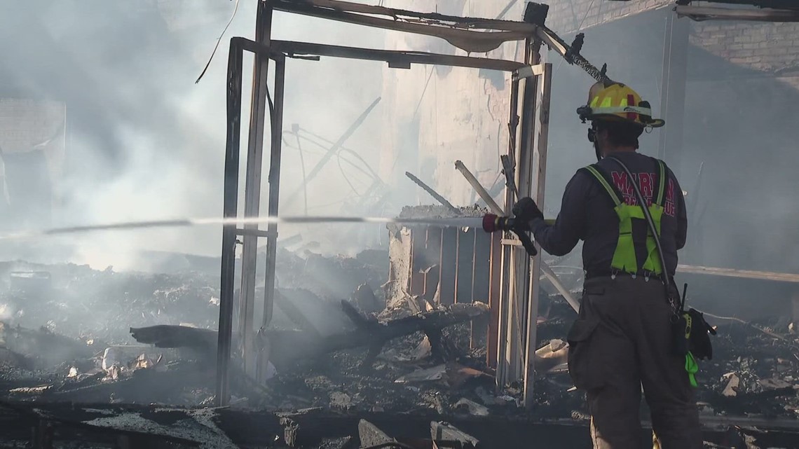 Marlin, TX News | Fire in downtown Marlin destroys building - Vimarsana News
