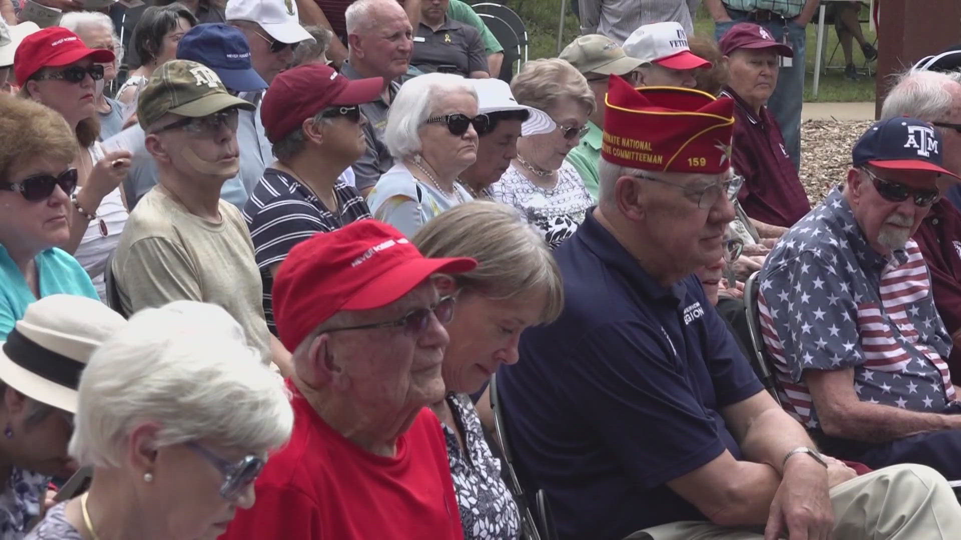 The Never Forget Garden held a dedication day for the Tomb of The Unknown Soldier for families of lost military members.