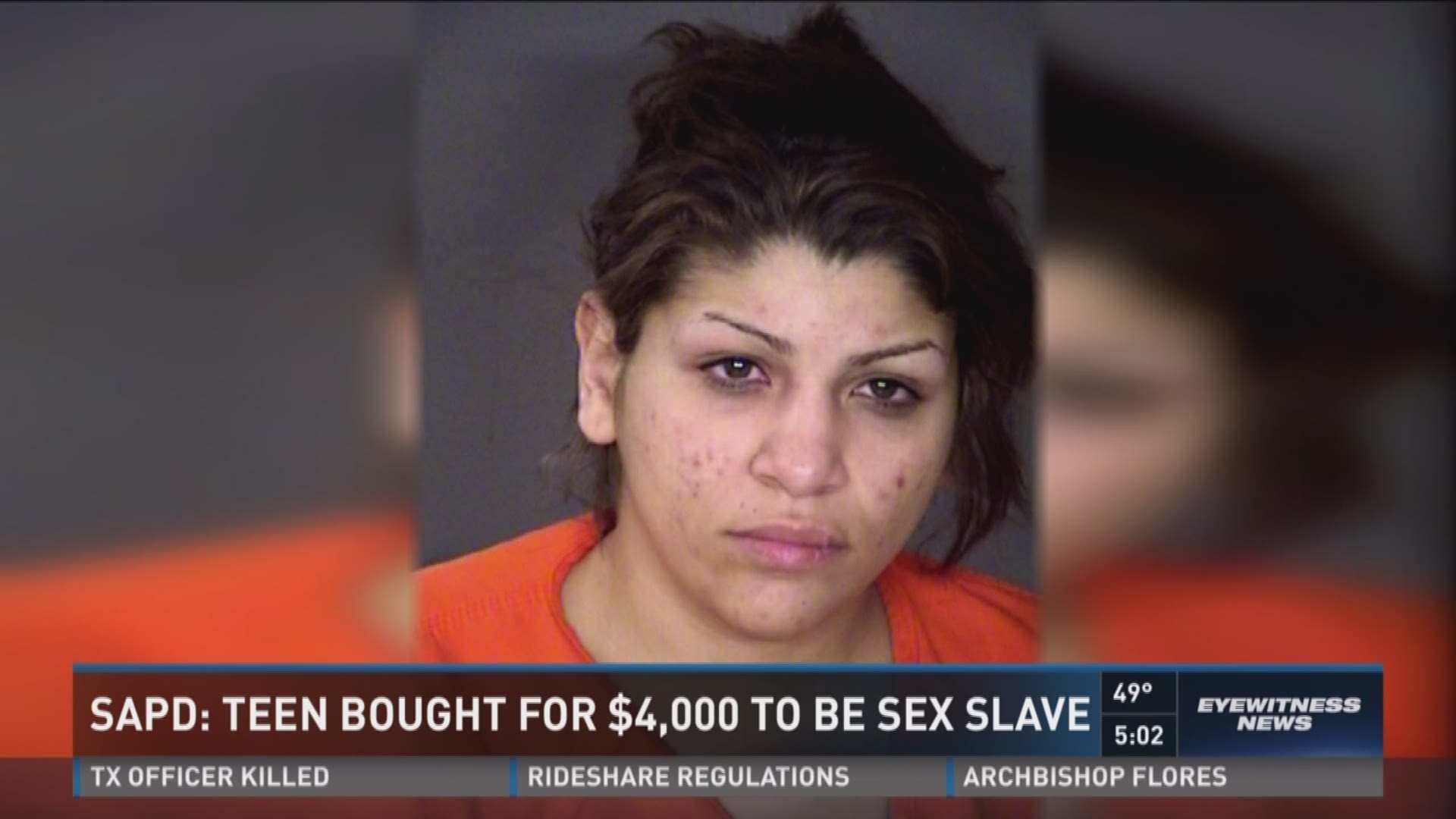 SAPD: Teen bought for $4,000 to be sex slave