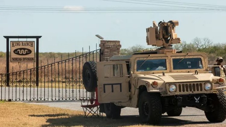 Texas National Guard troops were dispatched to wealthy ranches with private security as part of border mission