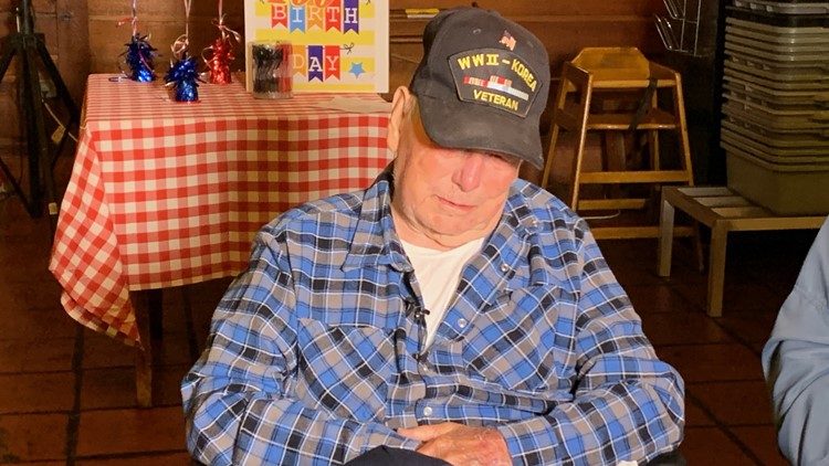 San Antonio WW II veteran celebrates 100th birthday with family, friends
