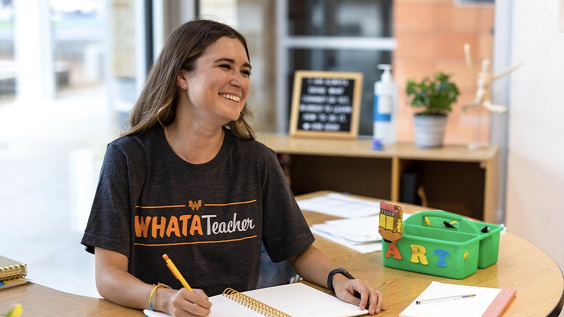 Whataburger launches shirt collaboration on Teacher Appreciation Day