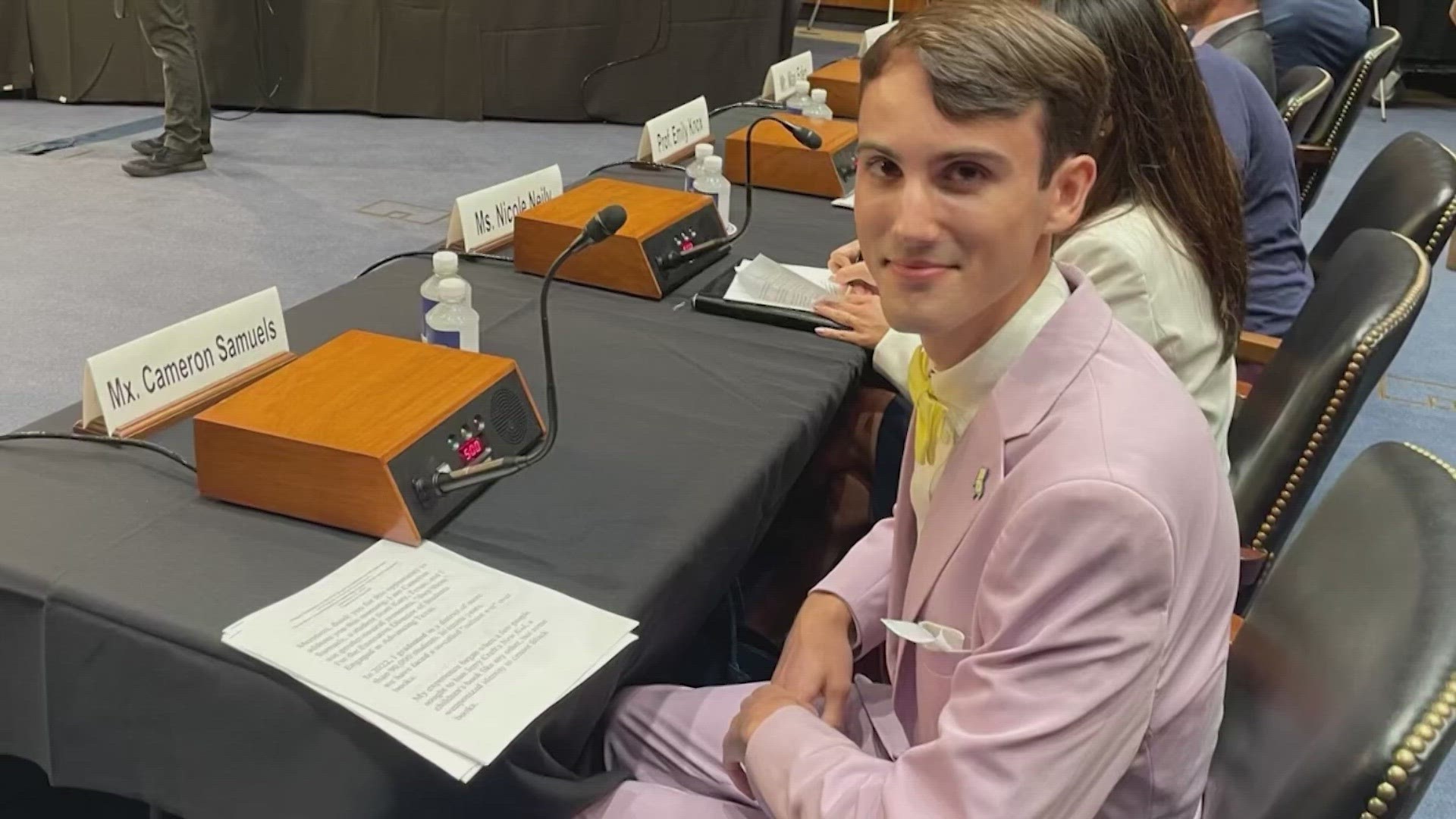 Cameron Samuels, a Katy ISD graduate, recently testified before the US Senate Judiciary Committee addressing book bans.