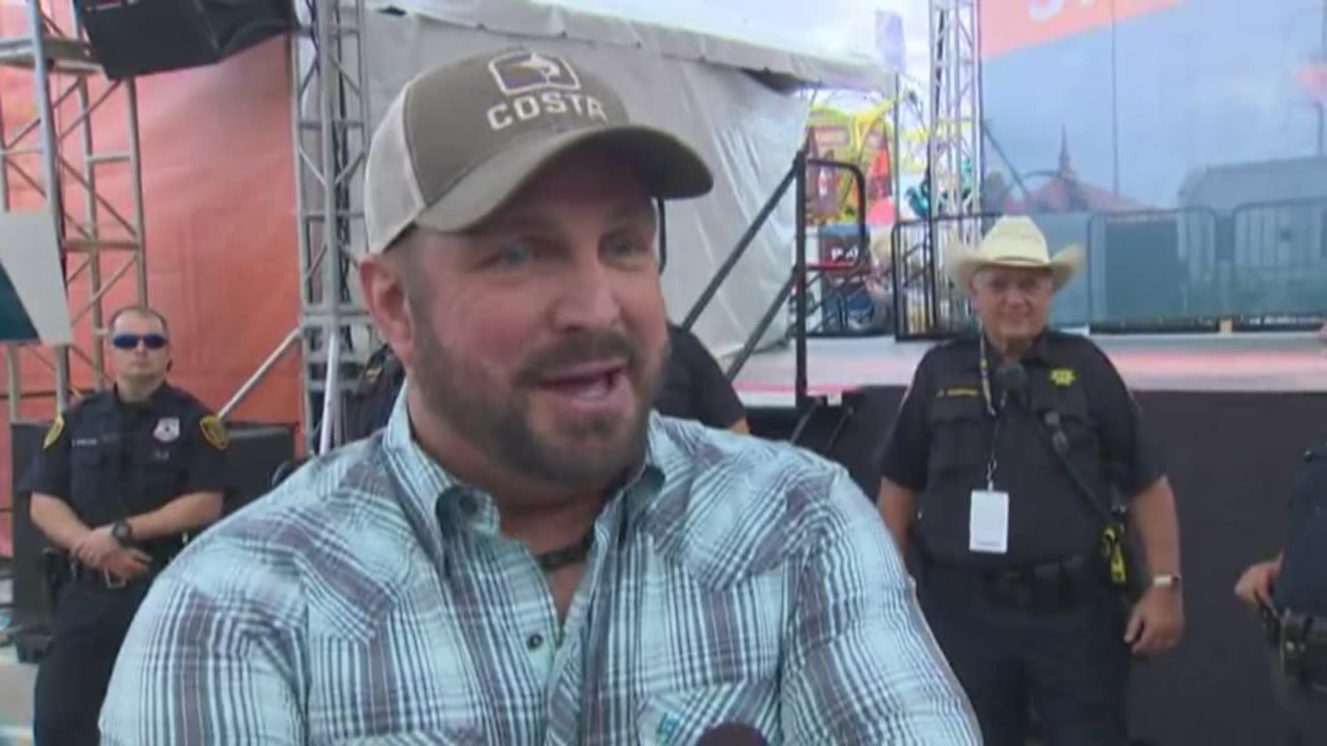 Garth Brooks was on hand Thursday when the rodeo announced he will open and close the show in 2018. 
