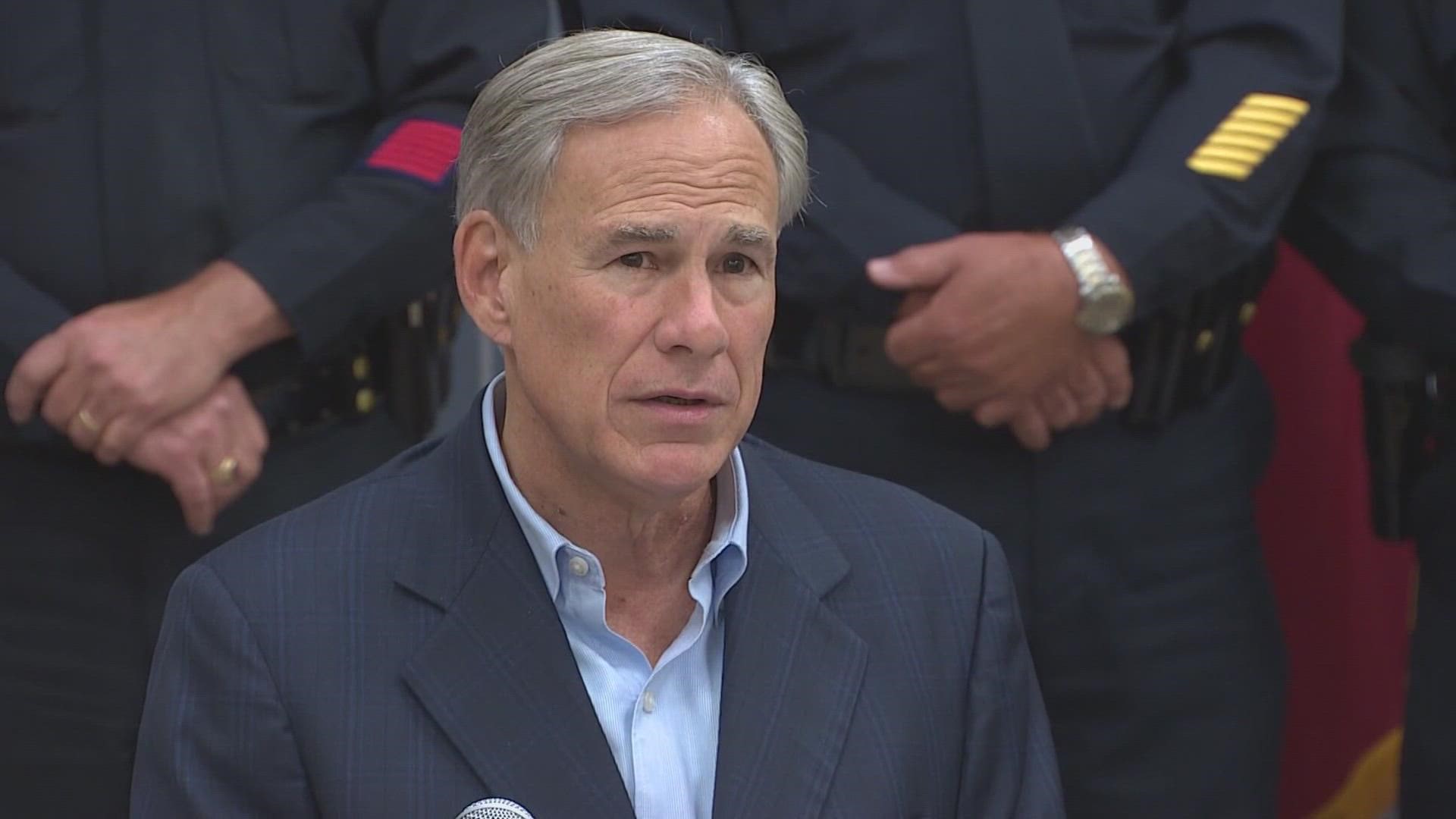 Gov. Abbott holds a slight lead in polling over Beto O'Rourke and he made a campaign stop in Houston to address crime.