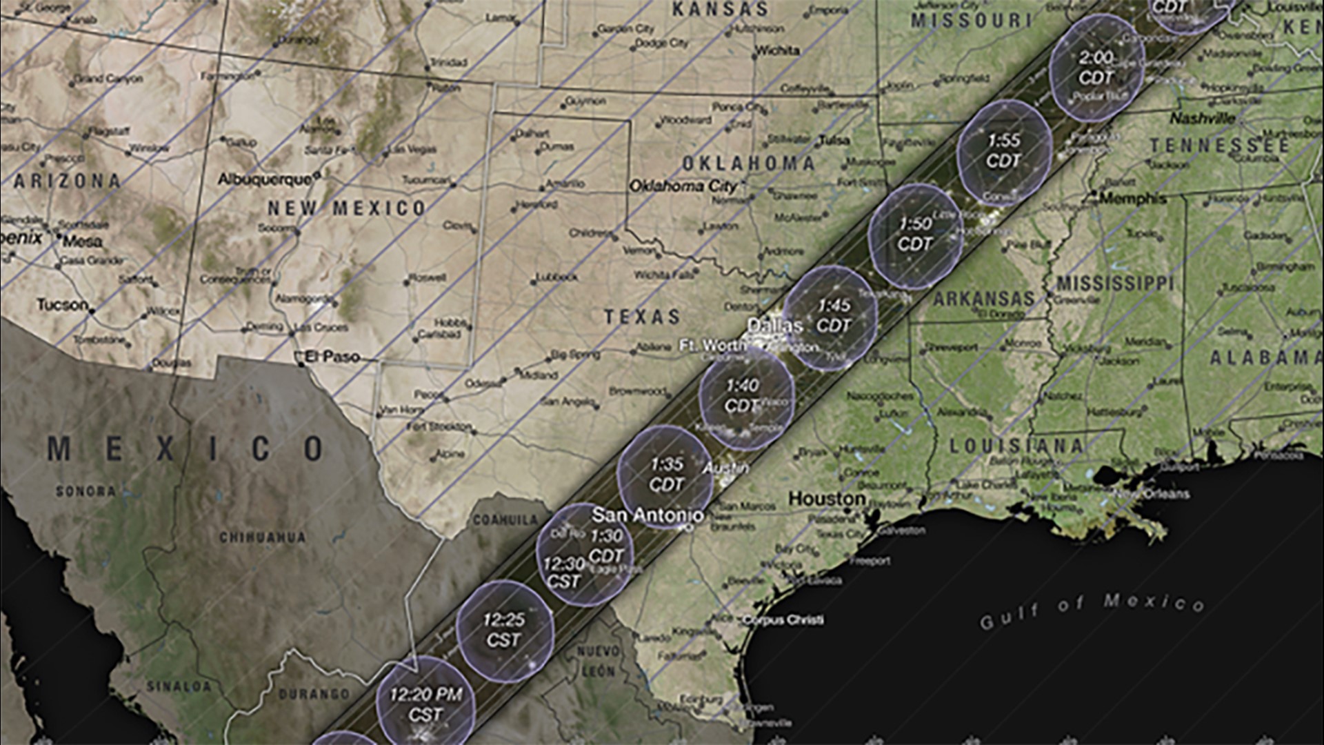 What is the best place to watch the 2024 solar eclipse in Texas