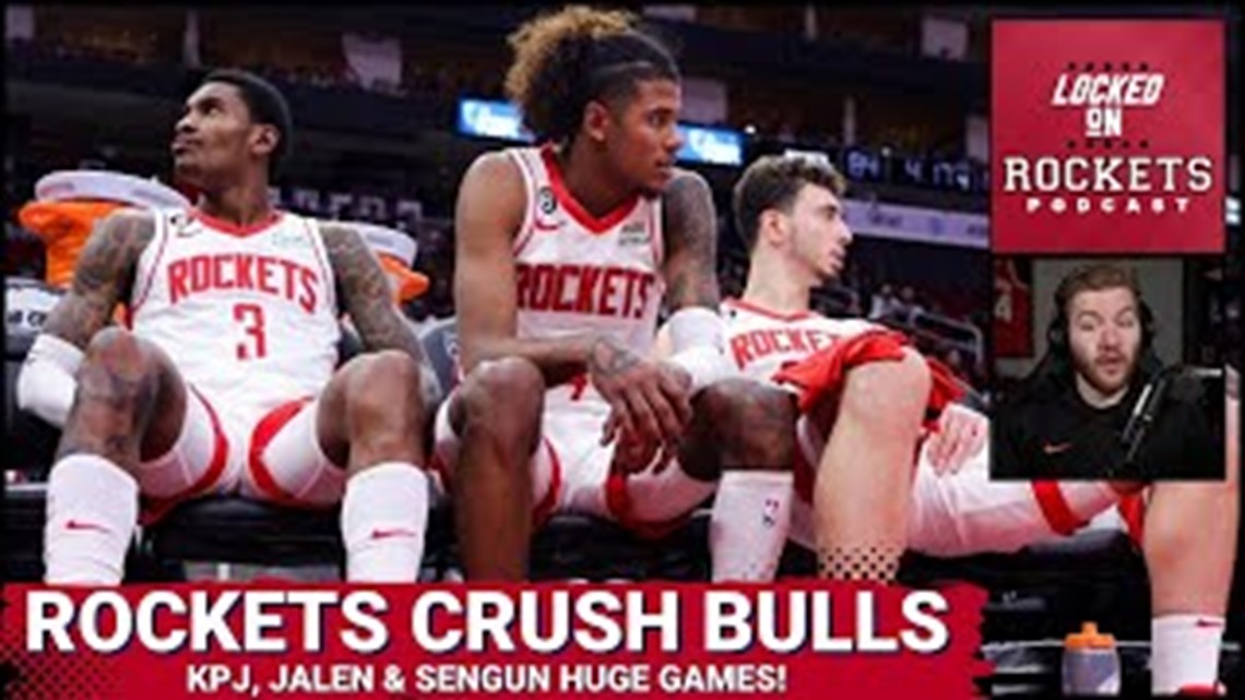 Jalen Green, Kevin Porter Jr. & Alperen Sengun lead Houston to win over Bulls