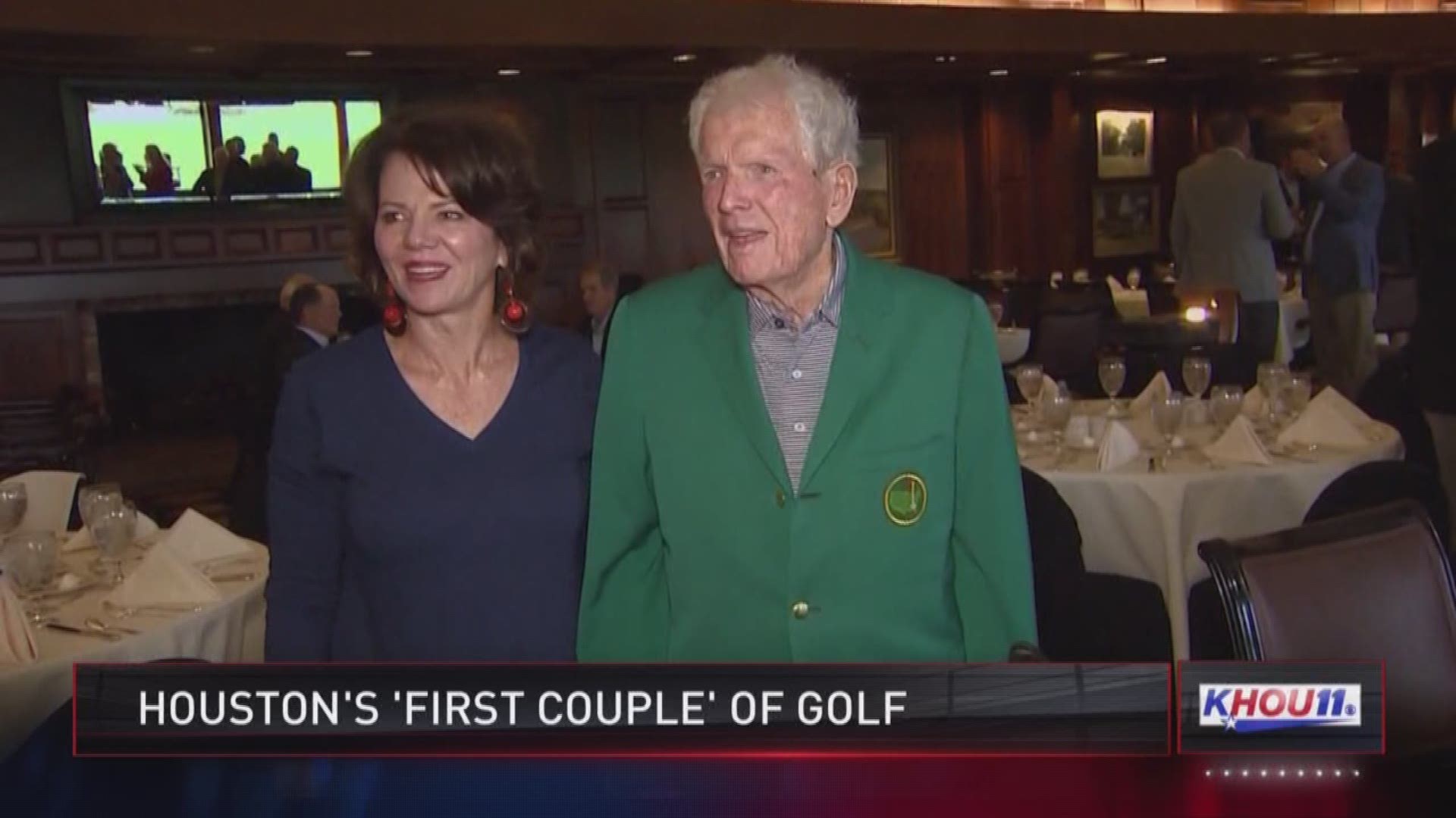 KHOU 11 Sports Anchor Matt Musil spoke with the patriarch of Houston golf Jackie Burke and his wife Robin, an accomplished amateur herself.