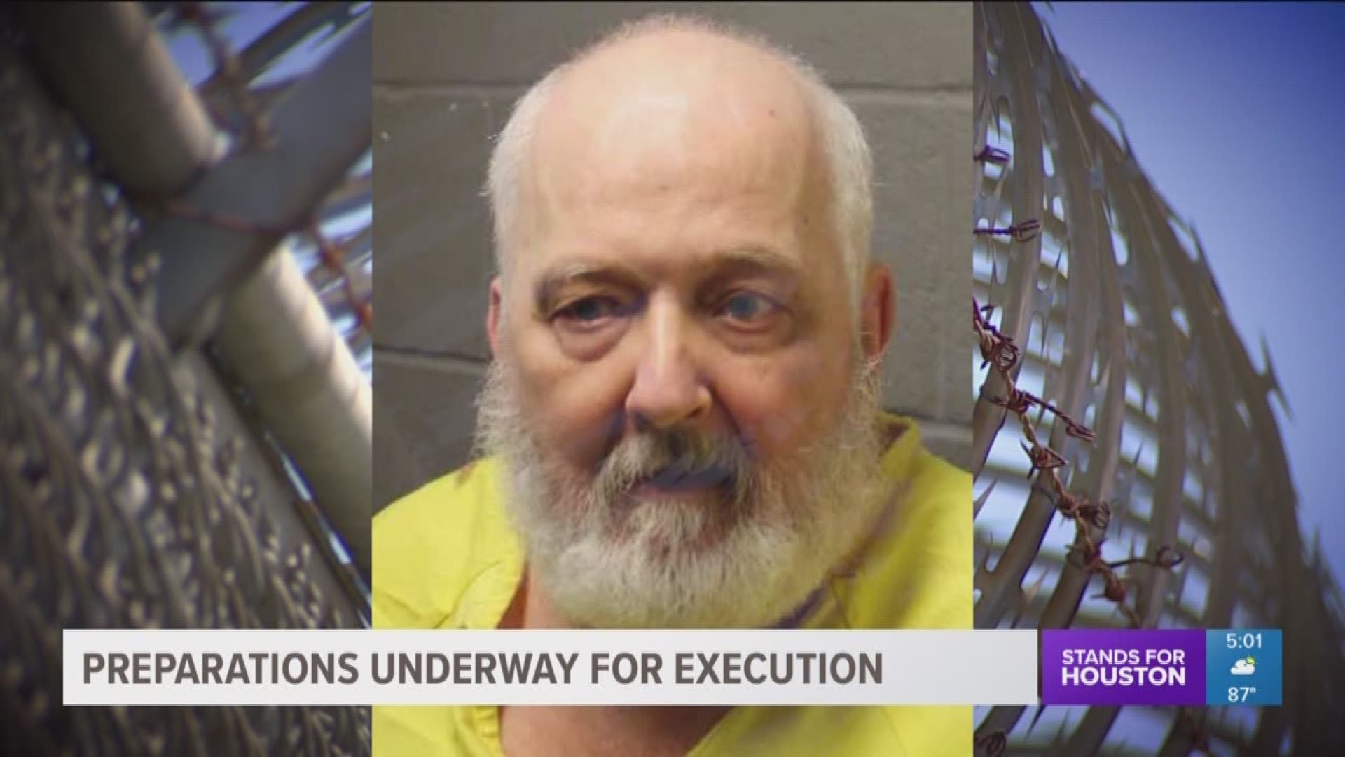 The execution of Danny Bible, also known at the "Ice Pick Killer," is set for Wednesday evening.