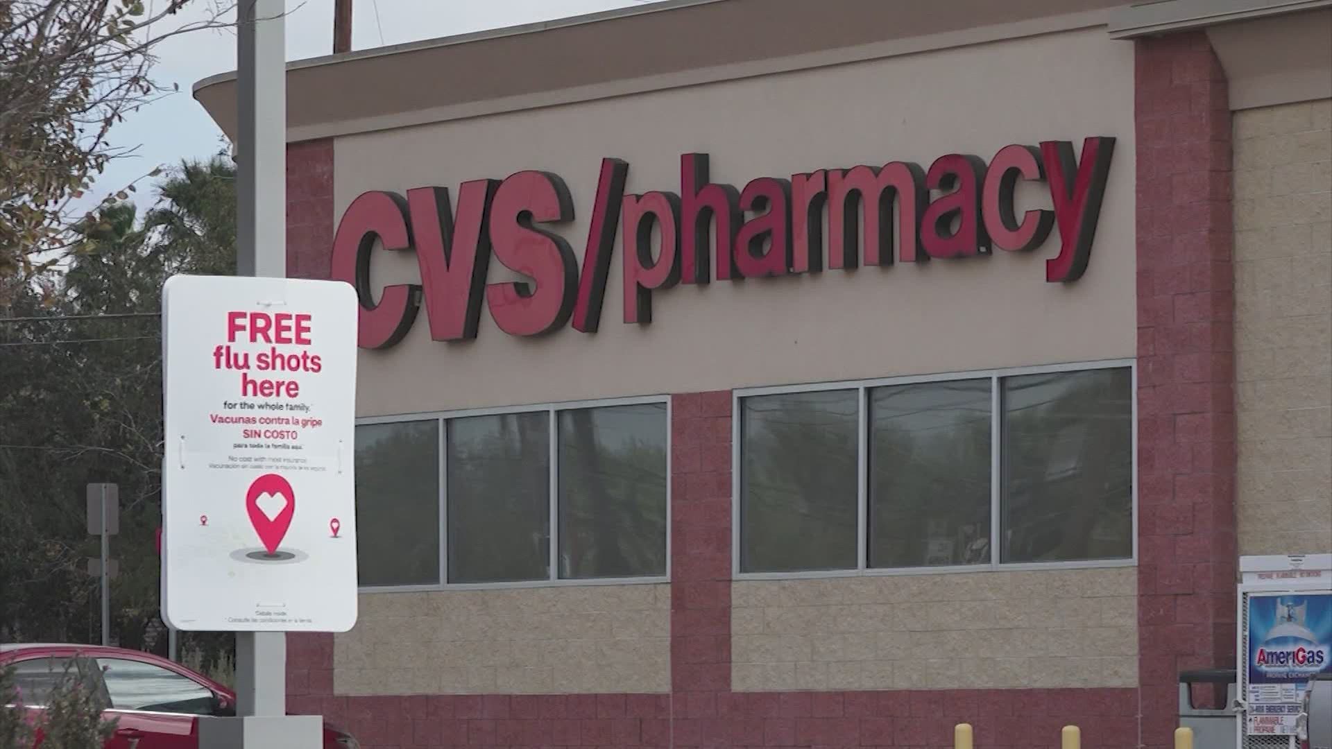 CVS/Pharmacy says its on track with COVID vaccinations at senior nursing facilities amid press from Gov. Abbott to sped up the process.