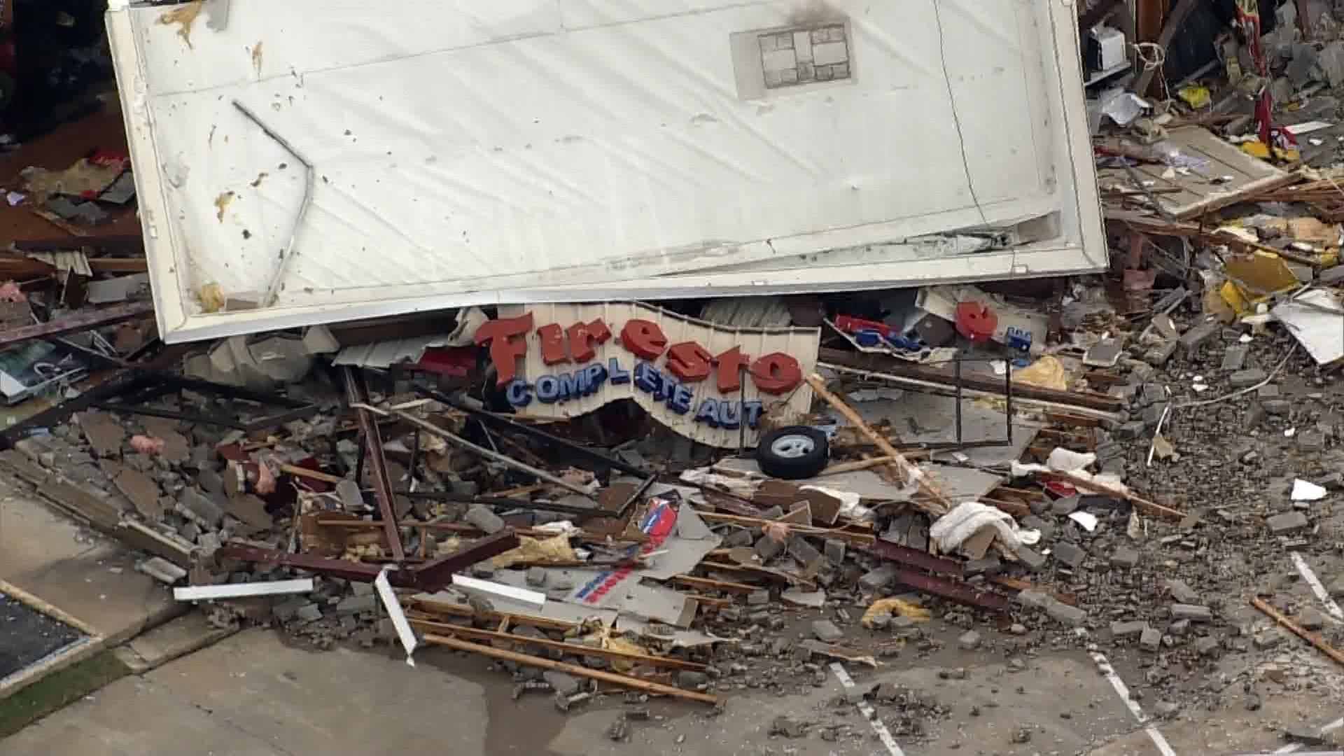 Katy, Texas tornado rips through Firestone Houston, Texas news