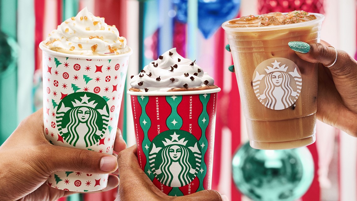 Starbucks' holiday menu and red cups are back