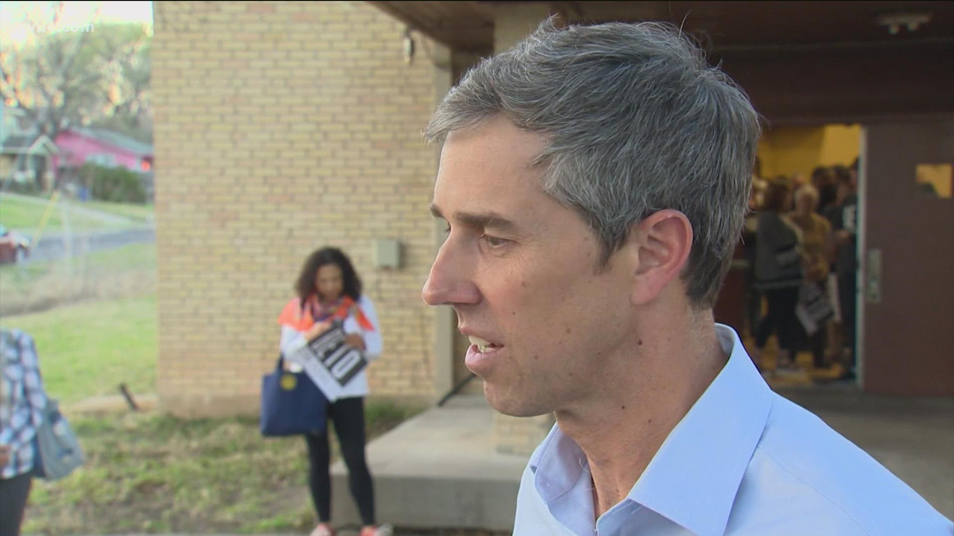 Texas gubernatorial candidate Beto O'Rourke campaigned in Austin on Wednesday evening. Public school and was a big theme O'Rourke touched on.