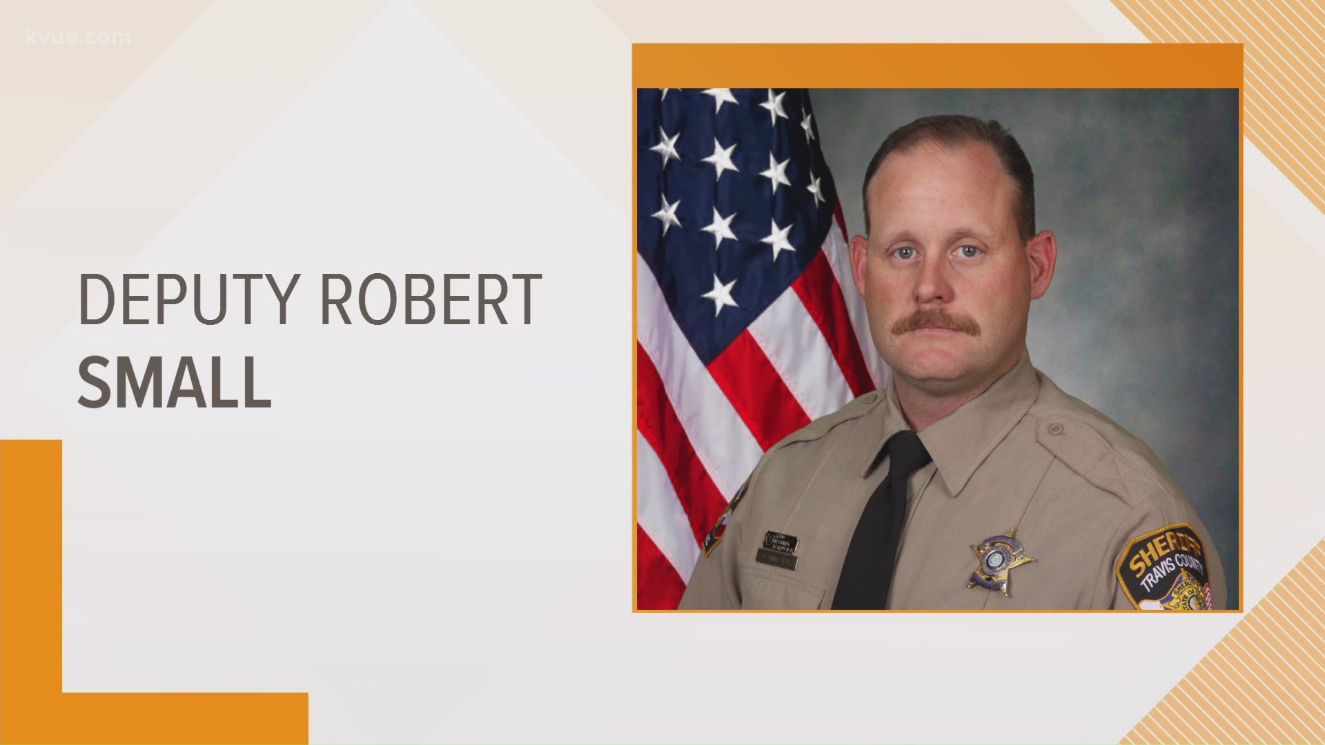 Senior Deputy Robert "Drew" Small was killed in a crash in Milam County Friday evening.