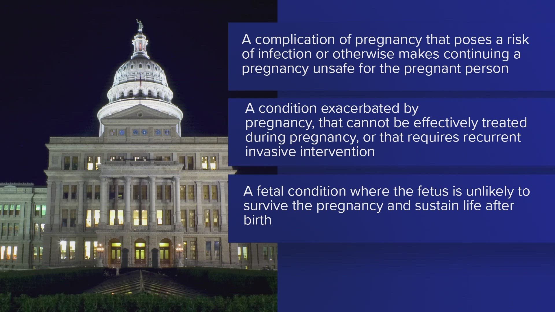 In accordance with Texas law, the appeal means the ruling has been halted, and the case will next be heard by the Texas Supreme Court.