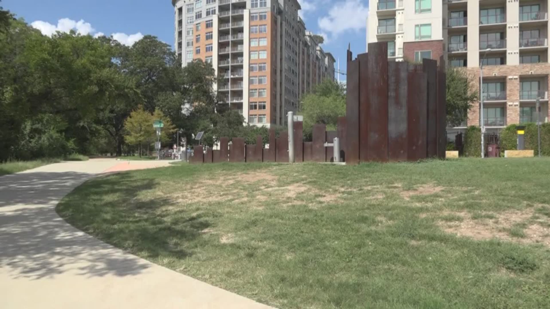 Austin police are investigating after witnesses report a man attacked a woman running on the hike and bike trail.