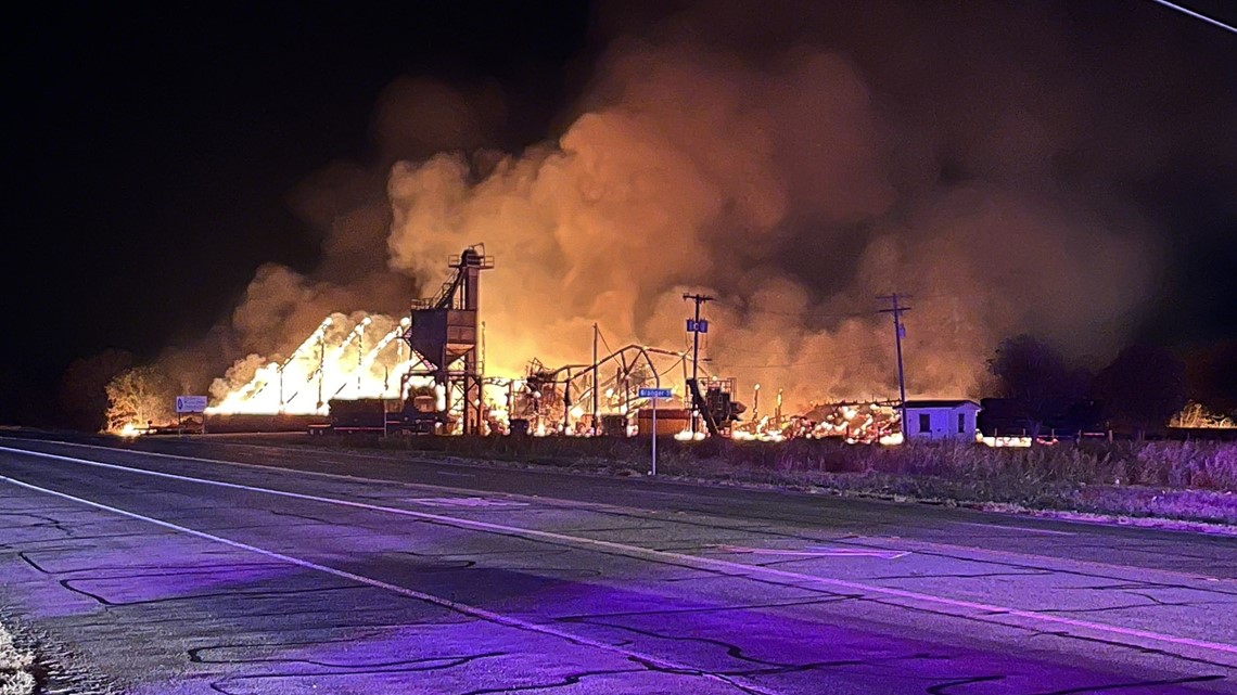 Fertilizer plant catches fire in Bartlett - Vimarsana News