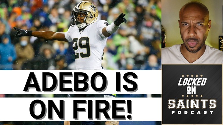 New Orleans Saints Paulson Adebo is leaving no room for doubt that he is CB2