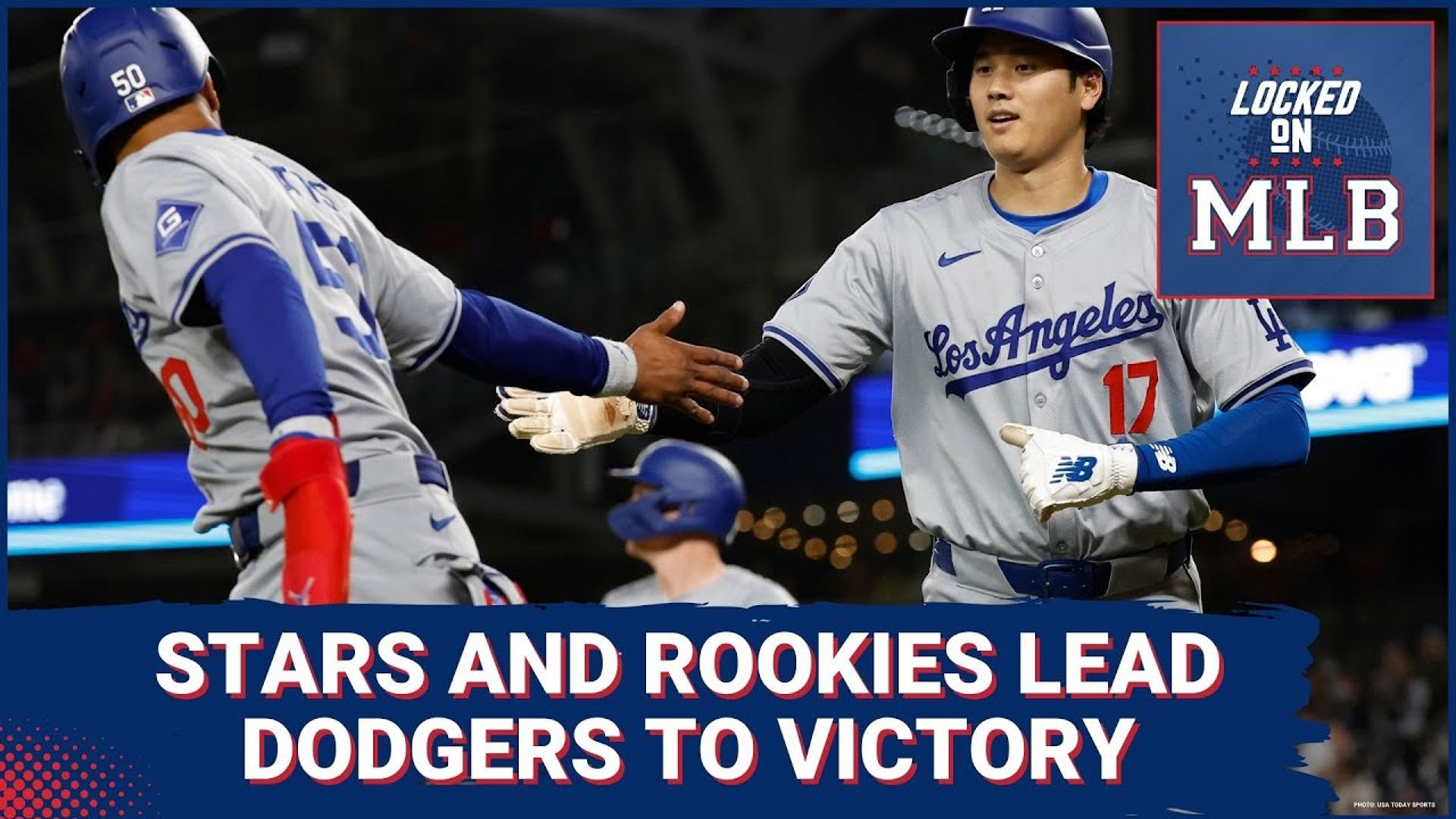 Big names and unknowns led the Dodgers to a convincing win over the Nationals.