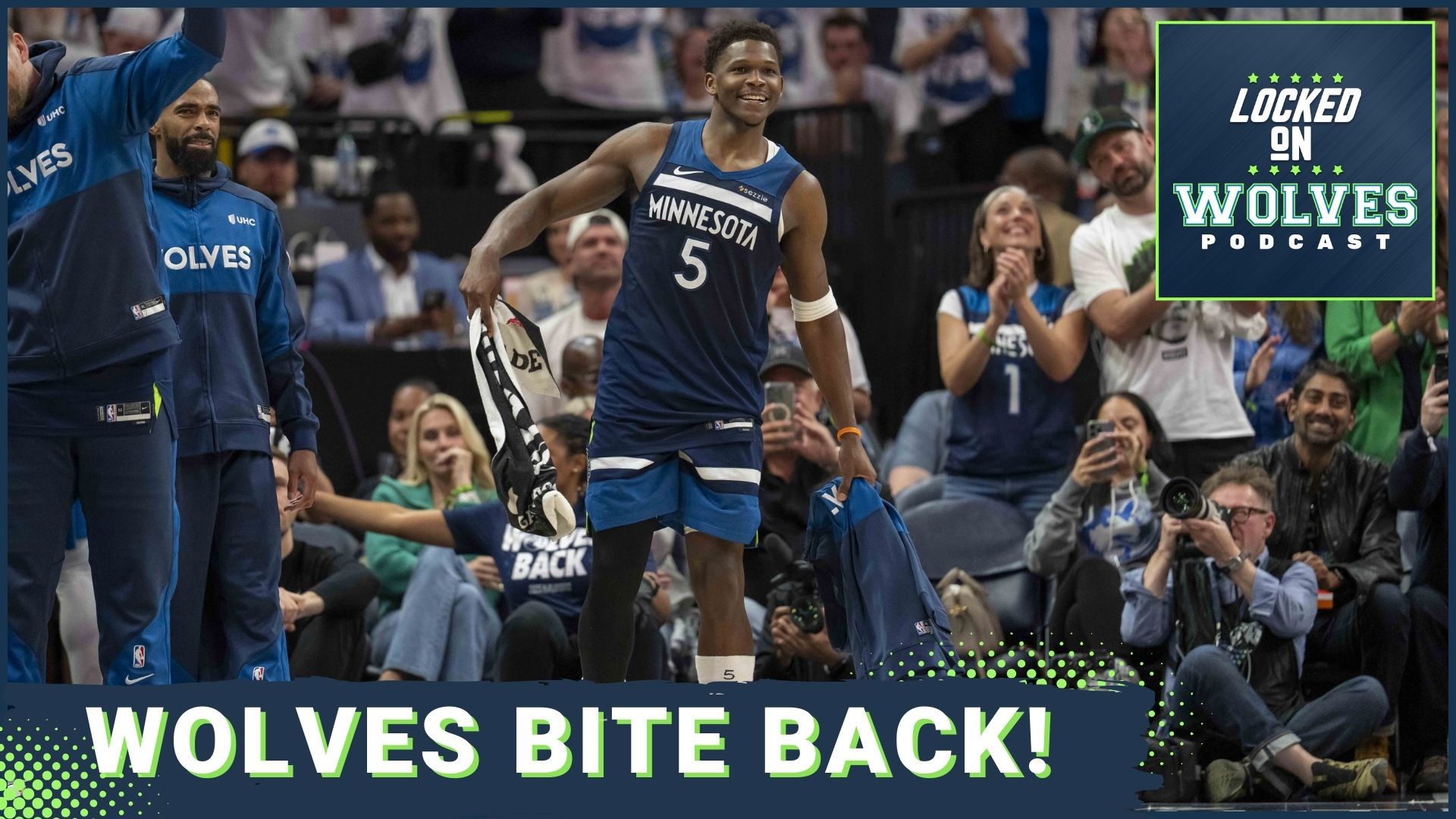 The Minnesota Timberwolves dominated the Warriors by 24 points, evening their second-round series with a Game 2 win behind Jaden McDaniels and Julius Randle.