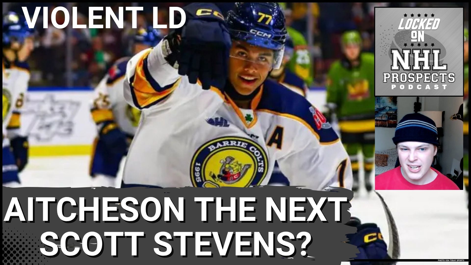 We delve into the game of Kashawn Aitcheson, a violent LD whose offensive involvement, hard shot, and vicious open-ice hits were on display all year long.