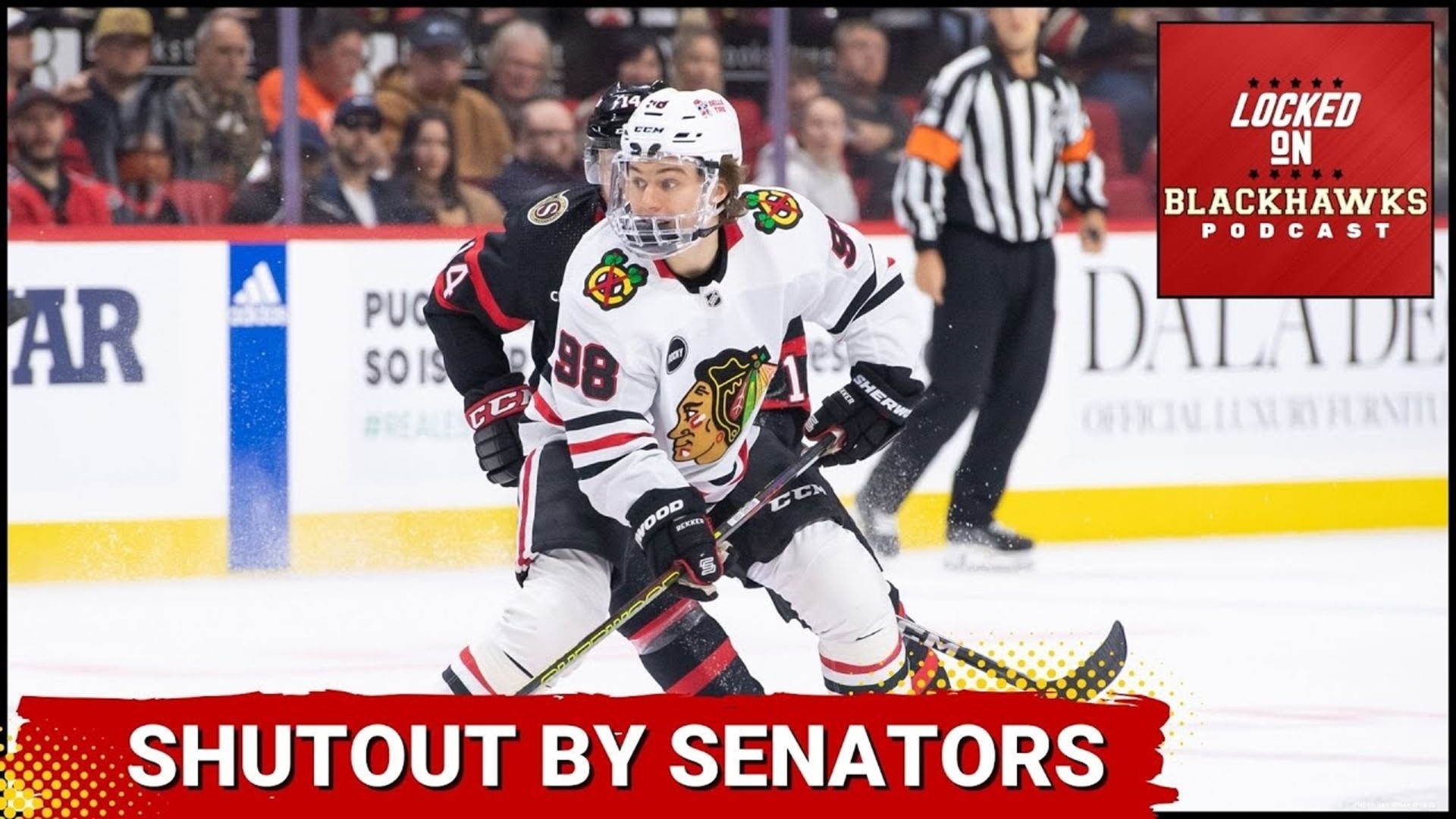 Friday's episode begins with a recap of the Chicago Blackhawks' lackluster 2-0 defeat to the Ottawa Senators.