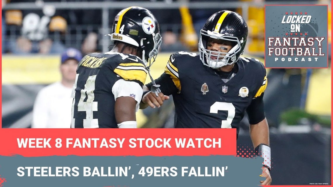 Fantasy football Week 8 stock watch Steelers balling, 49ers falling