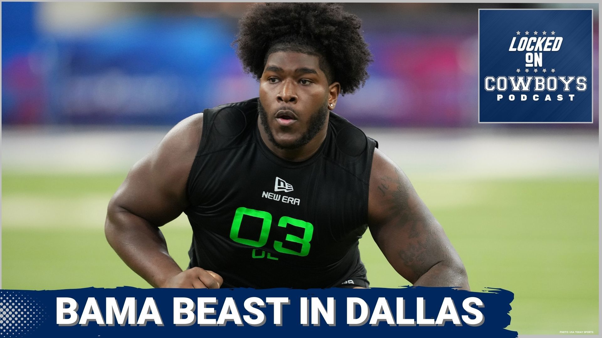 Can Tyler Booker transform the Dallas Cowboys' offensive line? The Cowboys' latest first-round pick from Alabama, known for his "physical mauler" style.
