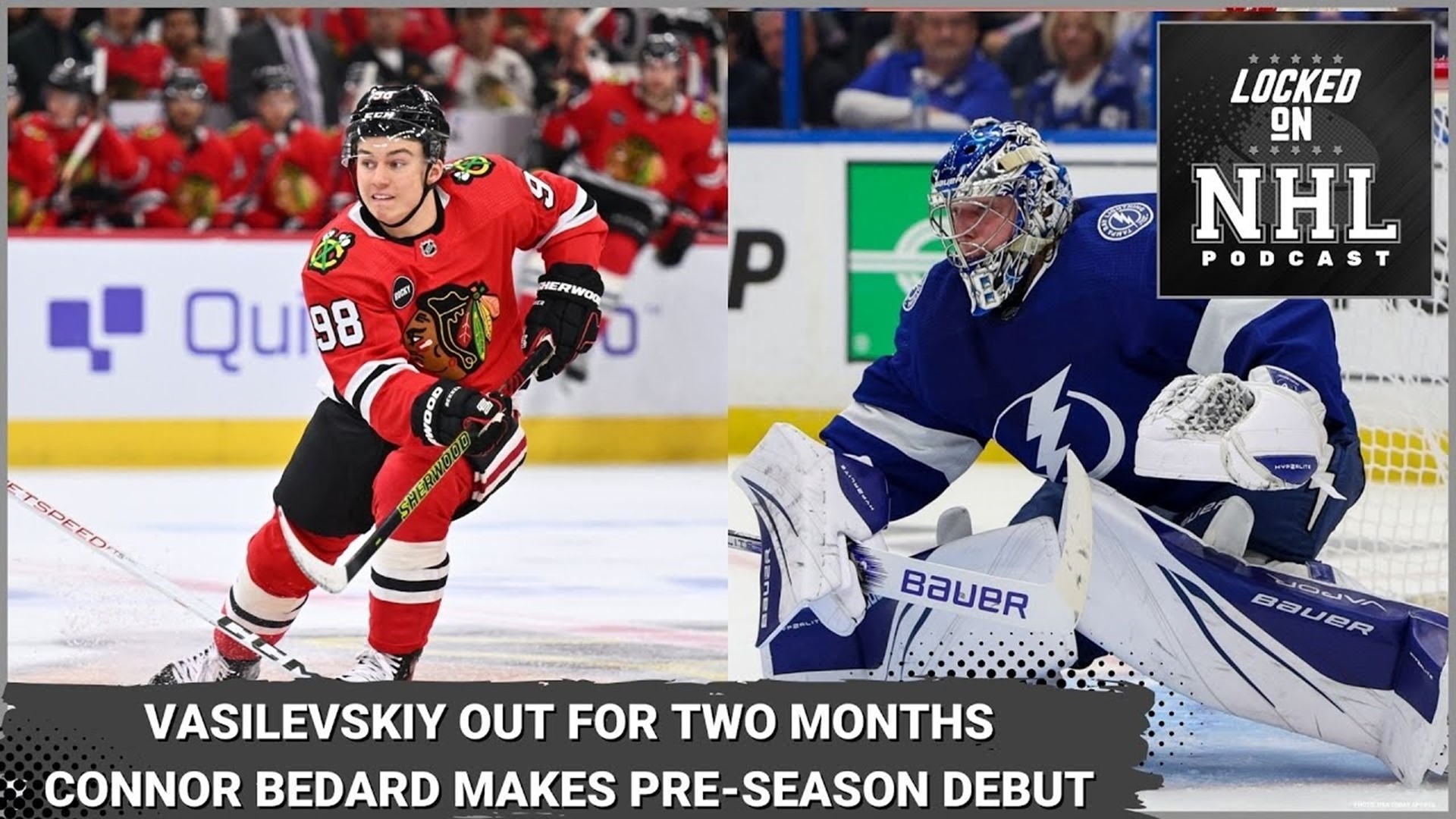 Andrei Vasilevskiy has back surgery and is out for at least two months for the Tampa Bay Lightning. We discuss options in net for the Bolts.