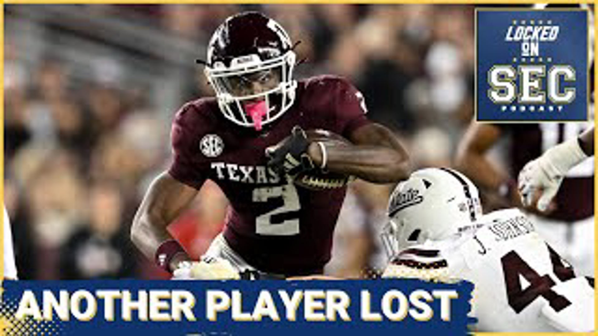 On today's show, we start with the news out of College Station that running back Rueben Owens suffered a lower leg injury.