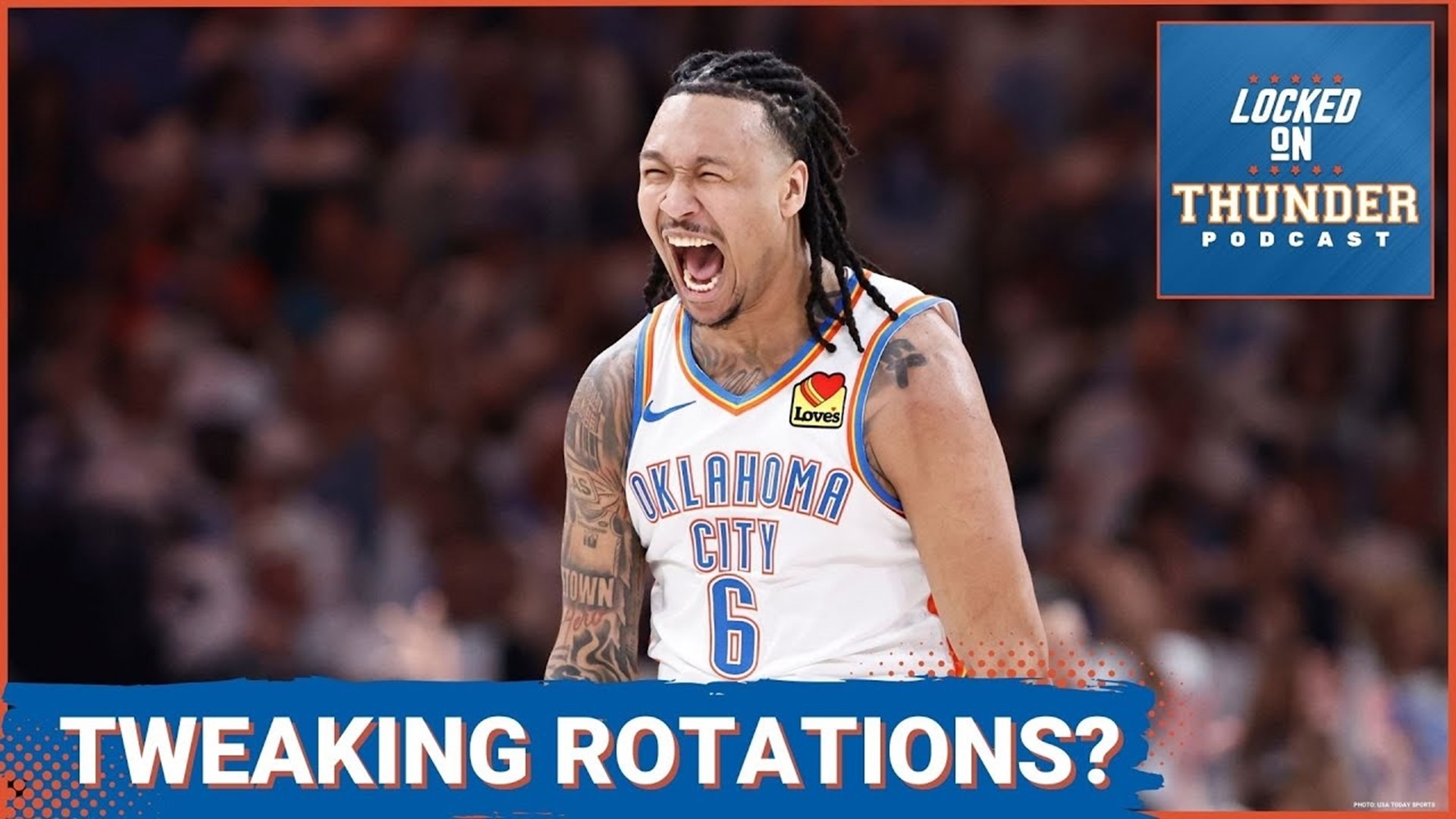 The Oklahoma City Thunder edged the New Orleans Pelicans in Game 1 of their First Round NBA Playoff series. Should the OKC Thunder tweak their rotations?