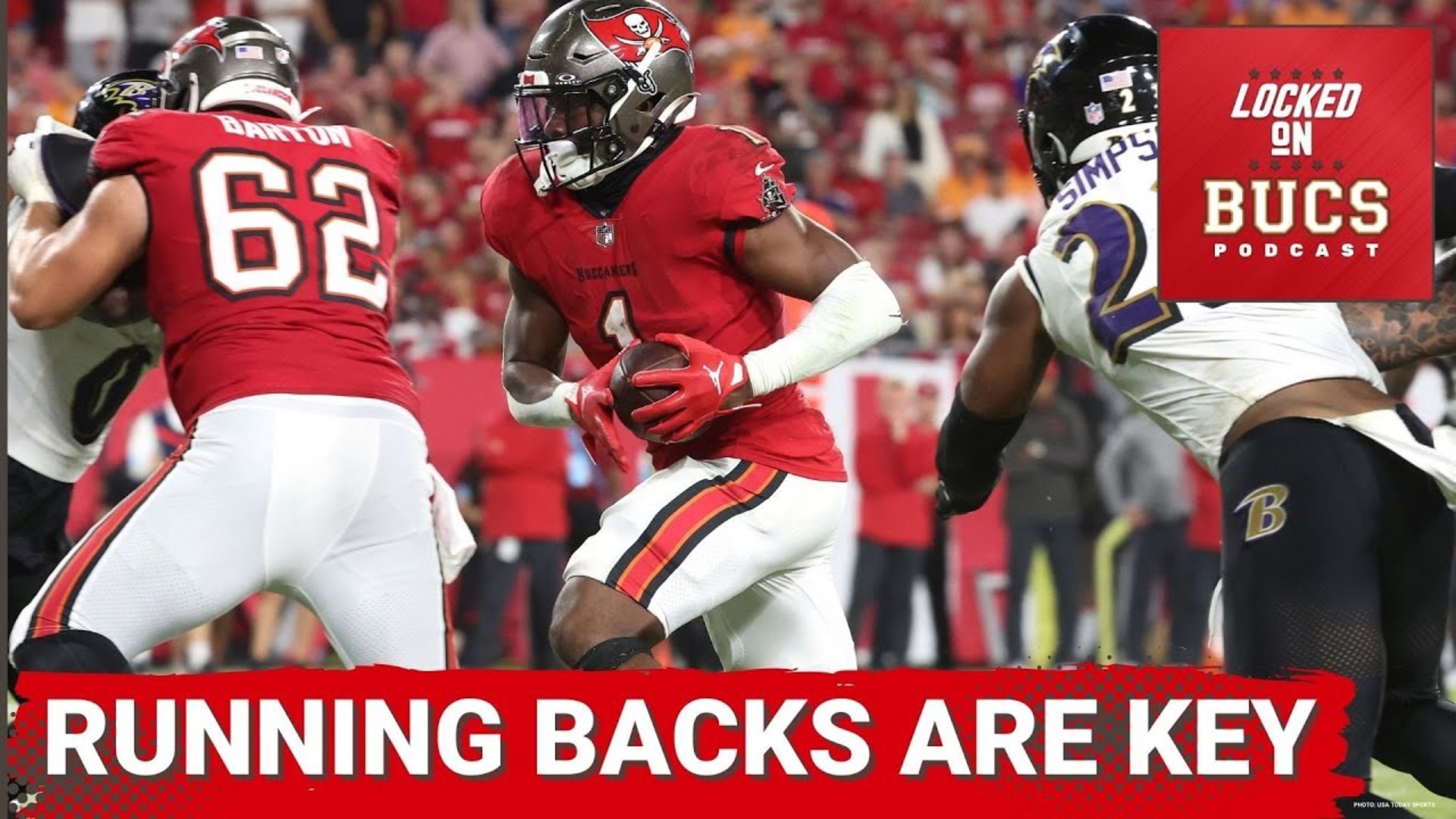 Tampa Bay Buccaneers running backs are the key to beating the Atlanta Falcons.