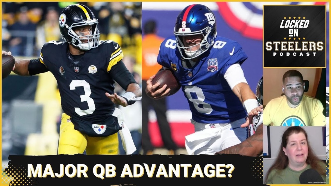 Steelers' Russell Wilson w/Big Advantage vs Giants' Daniel Jones