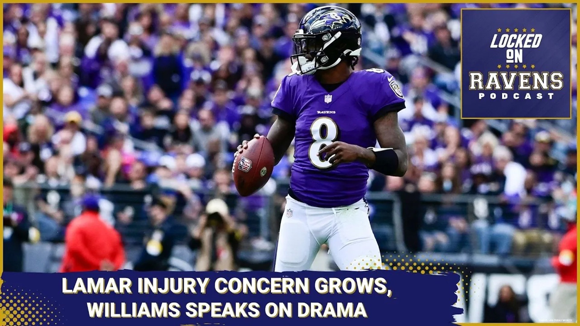 We look at Lamar Jackson injury concerns beginning to grow for the Baltimore Ravens with Sam Njoku, discussing his latest absence from practice and more.