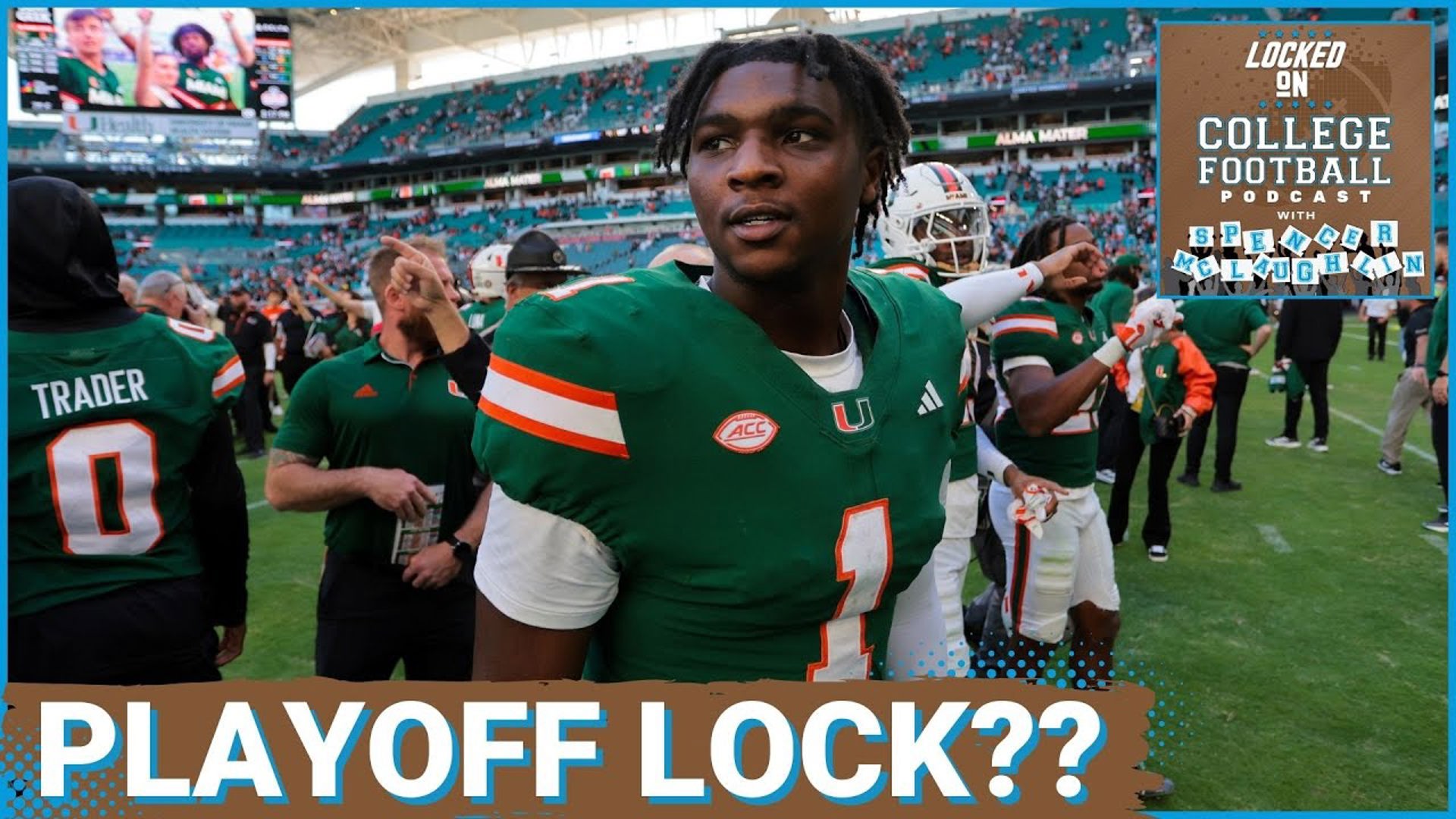 Miami controls its own fate to make the College Football Playoff, needing a win @ Syracuse this week to secure a spot in the ACC Championship Game.