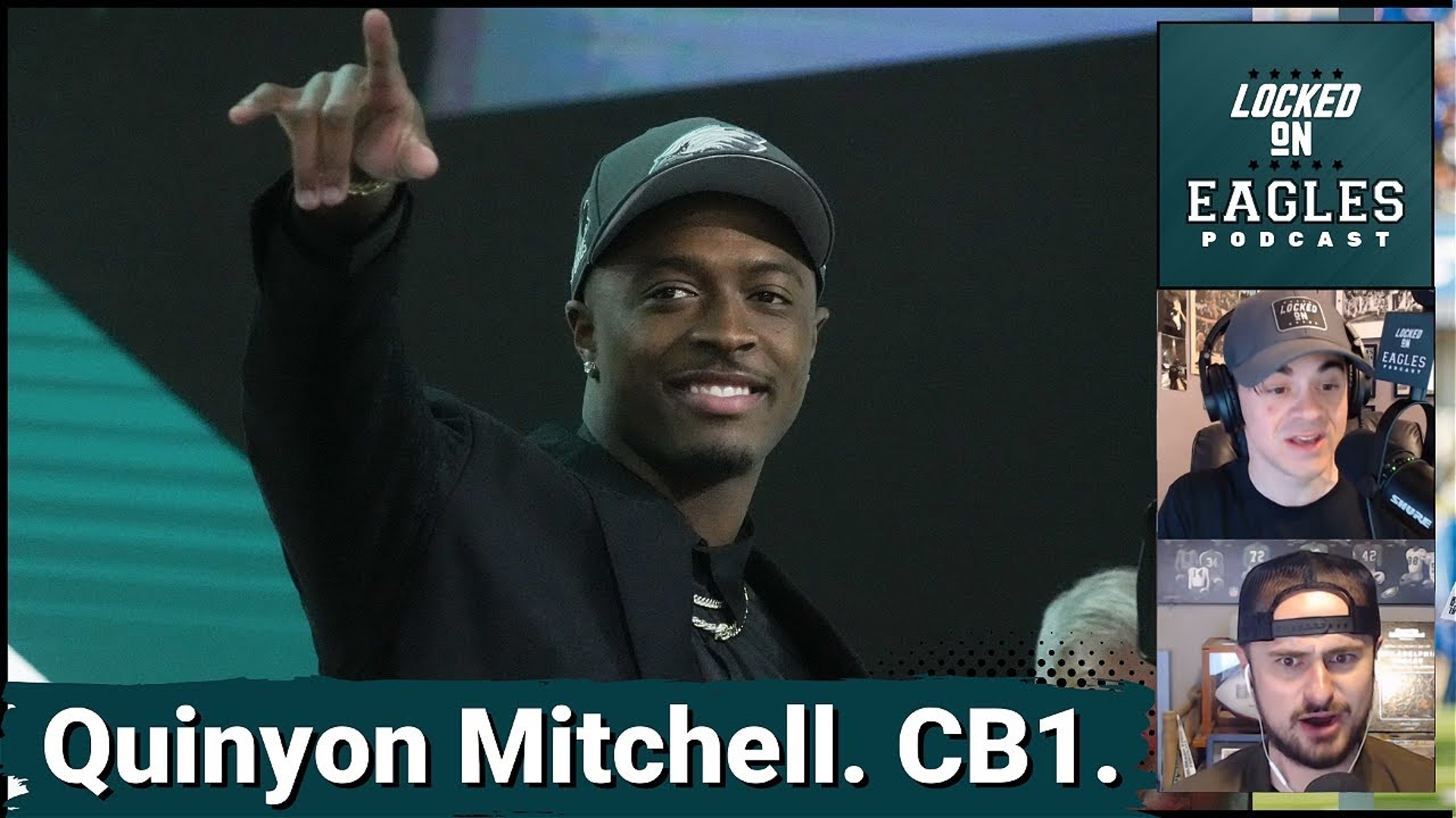 The Philadelphia Eagles found a way to STEAL Toledo CB Quinyon Mitchell with the 22nd overall pick in the 2024 NFL Draft!