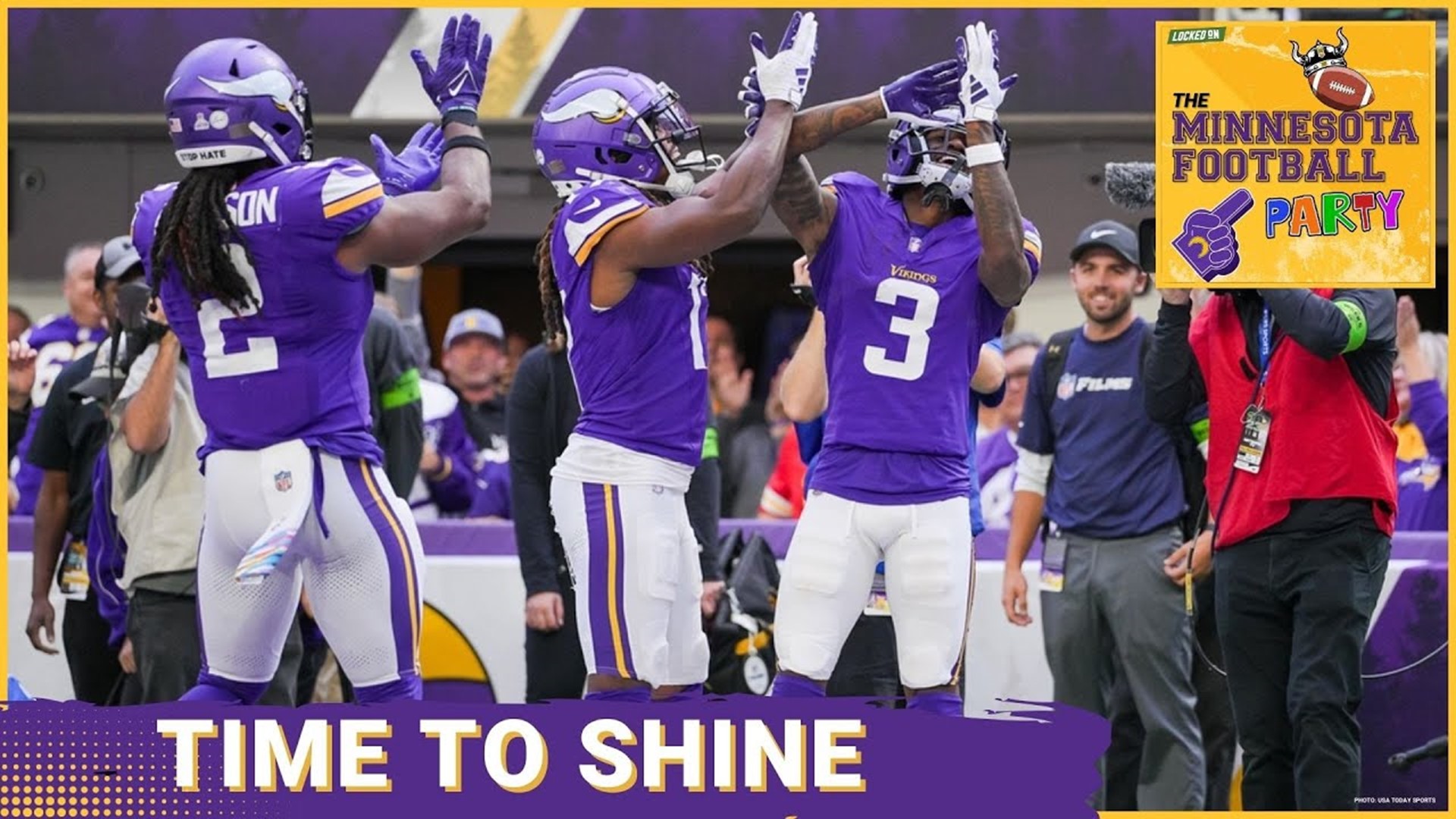 Minnesota Vikings on X: Business in the front, party in the back