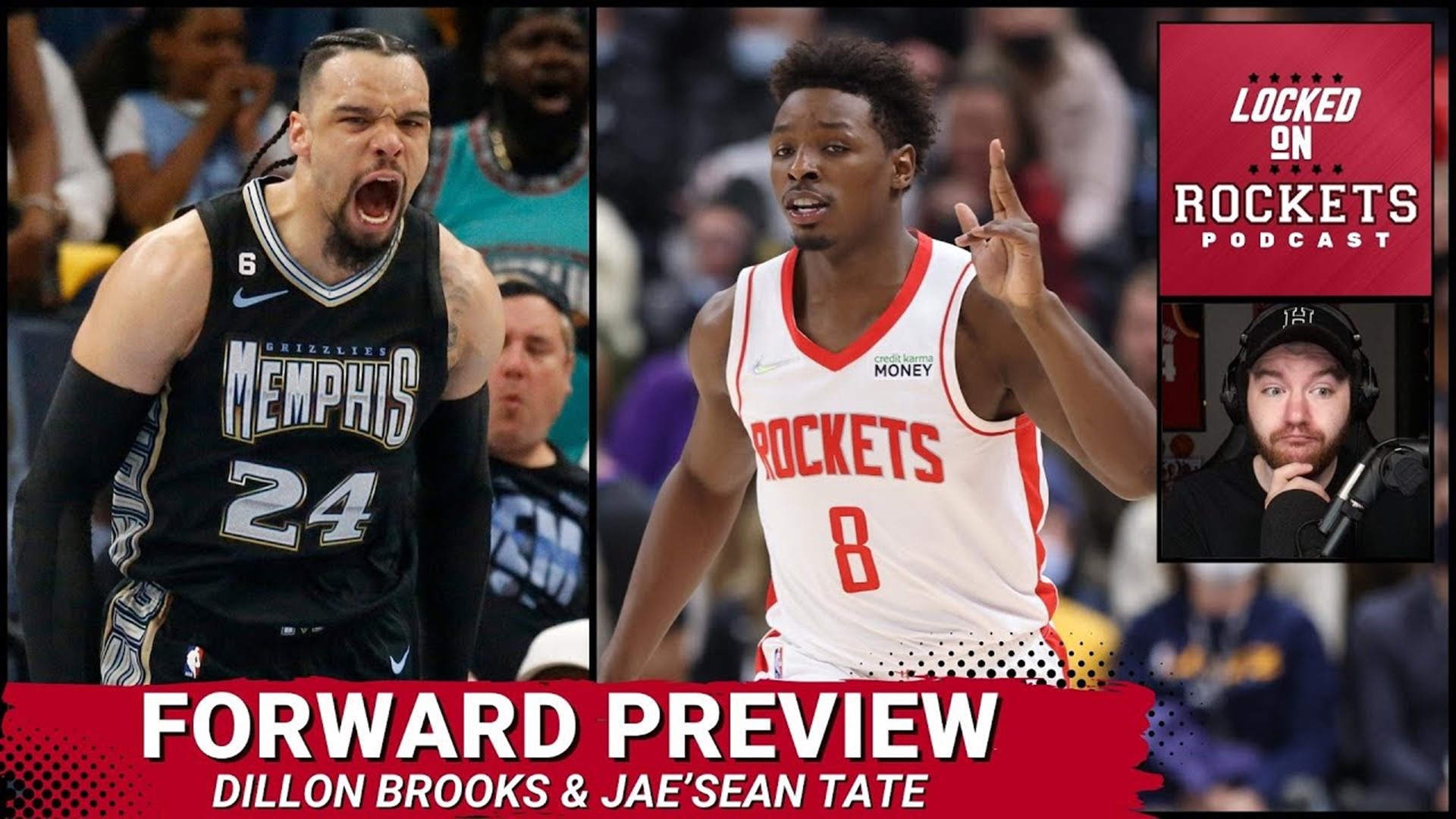 Dillon Brooks & Jae'Sean Tate Houston Rockets Season Preview. Expectations, Bold Predictions & More
