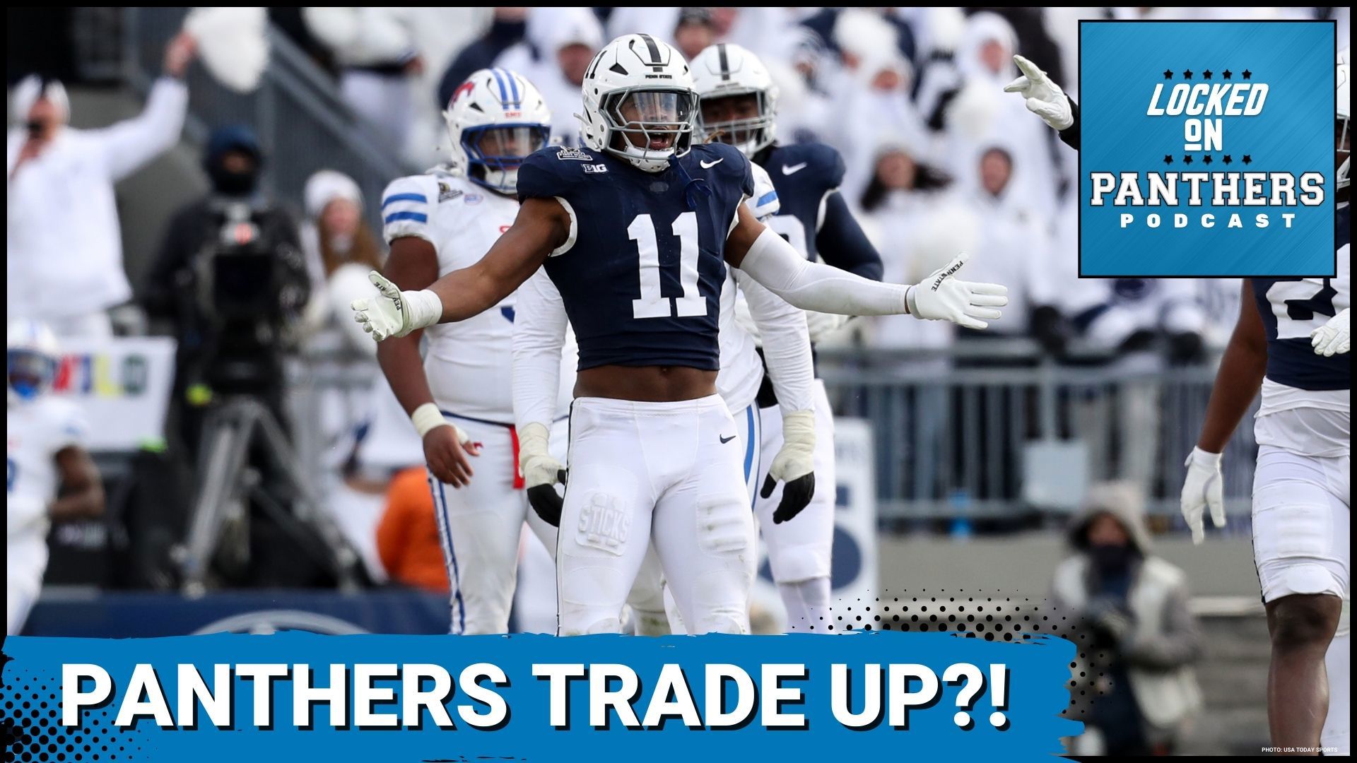 Could Carolina secure a trade-up and land the top edge-rushing talent in the draft class in Abdul Carter?