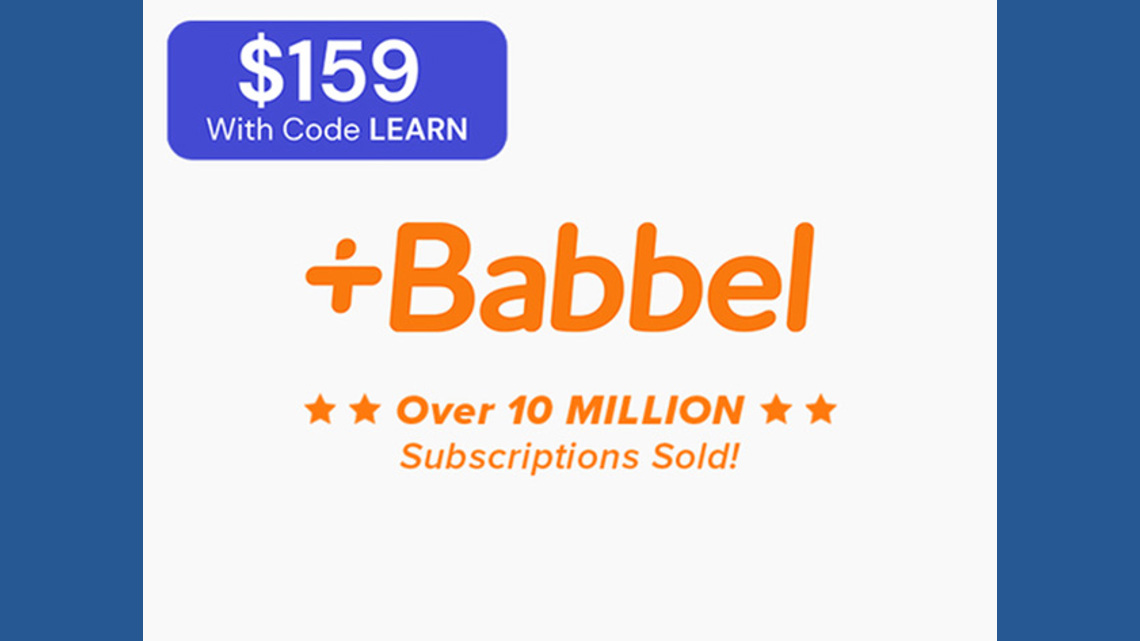 Build real-world fluency in 14 languages with Babbel