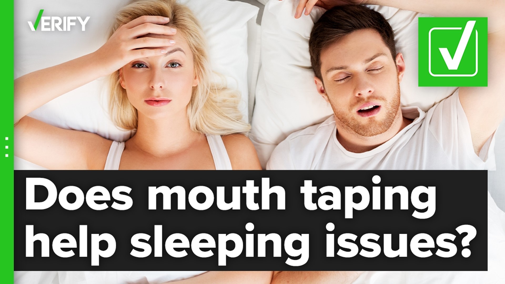 People tape their mouth shut to sleep to treat issues like snoring, bad breath, cavities and gum disease but more research is needed and there are safety risks.